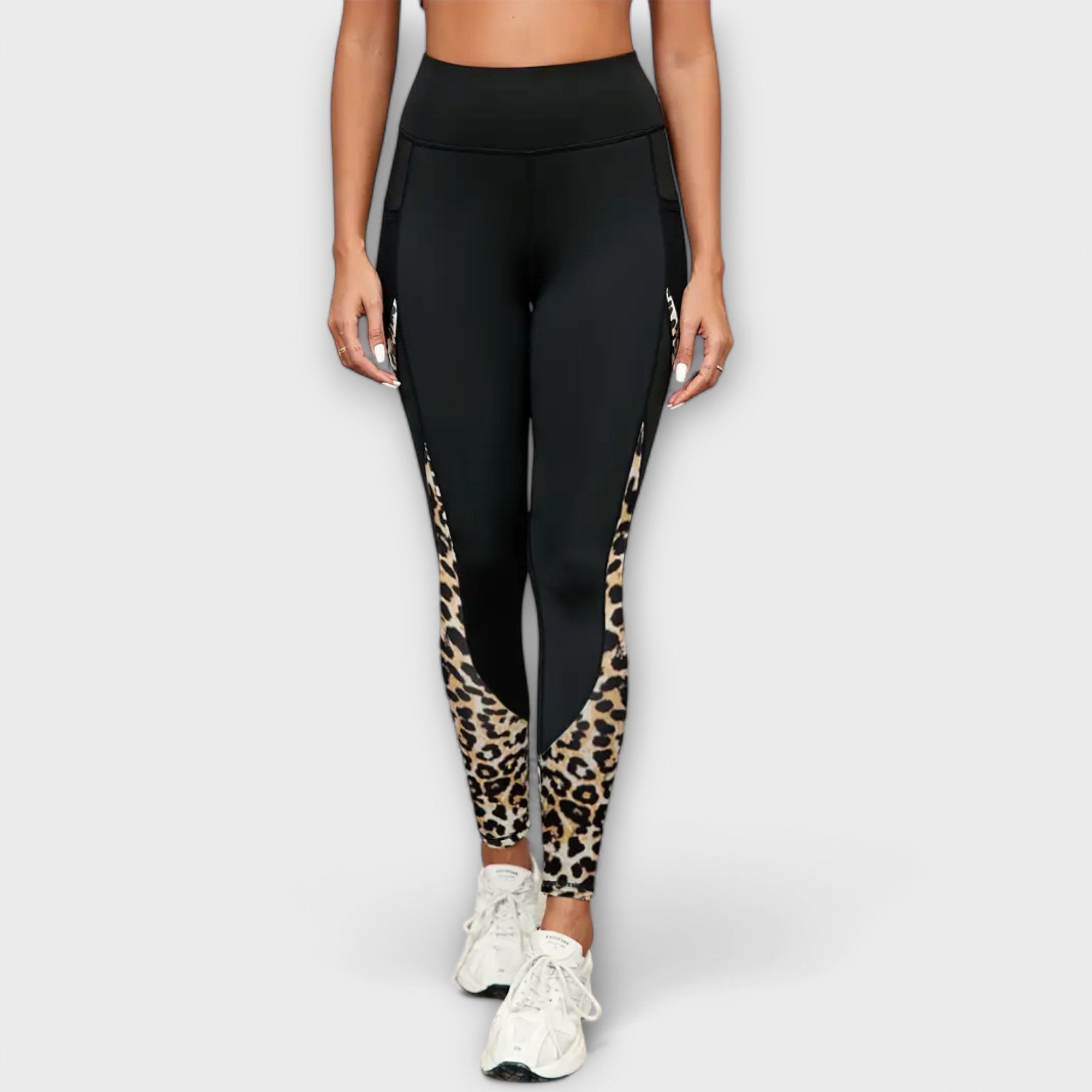 Femme™ | High-Waisted Leopard Print Leggings