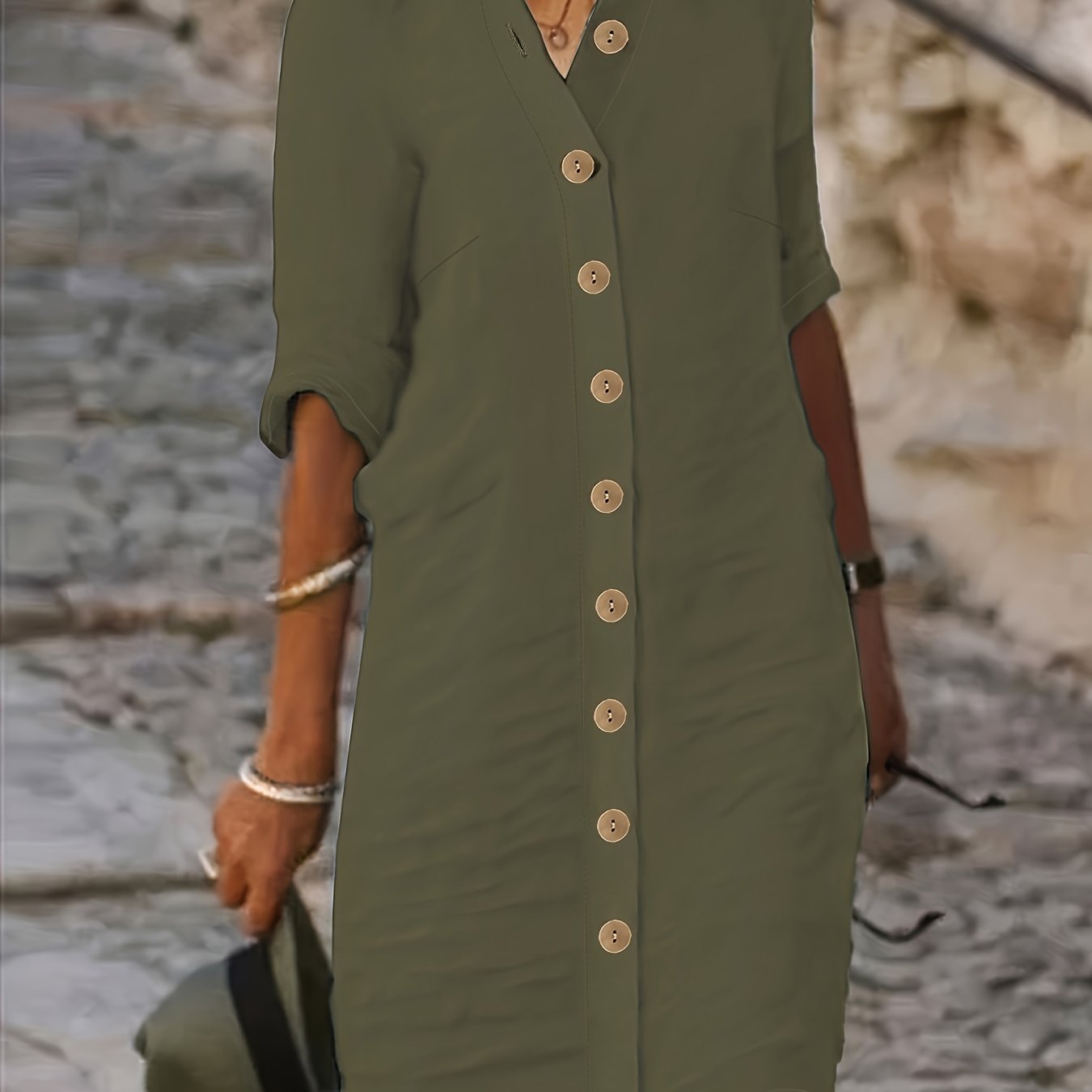 Femme™ | Button-Down Shirt Dress