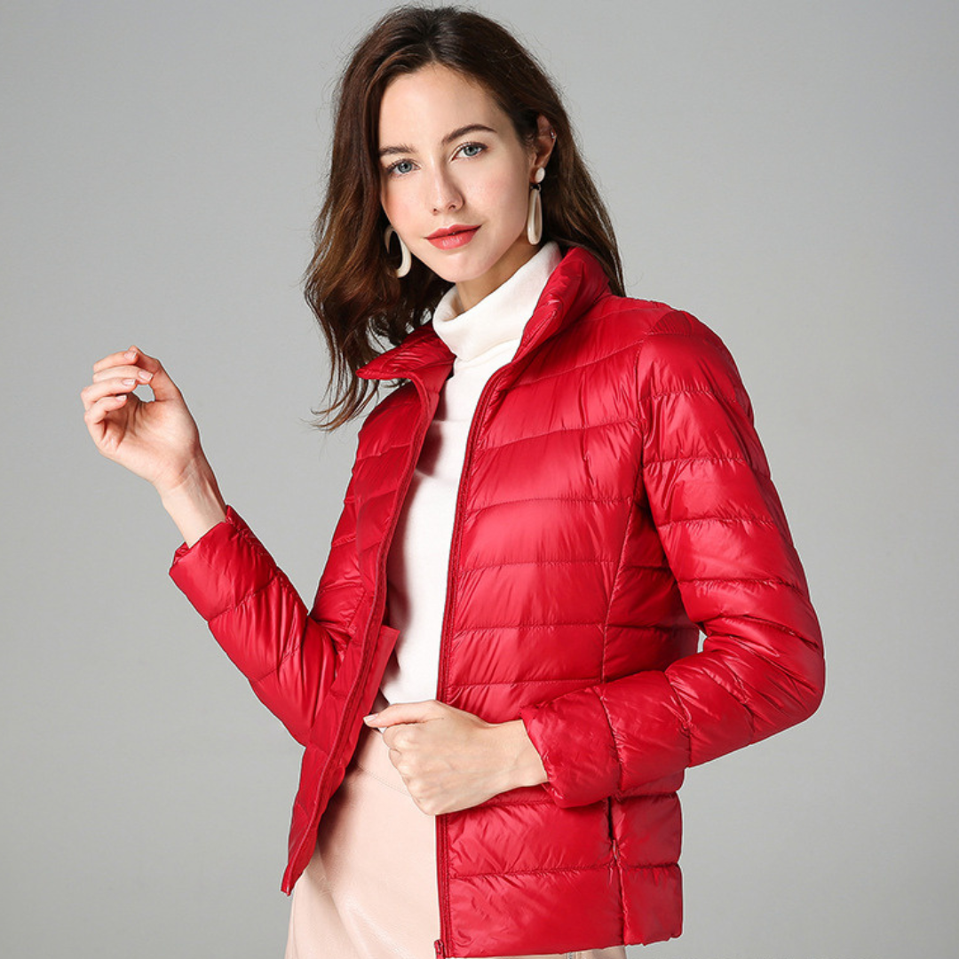 Femme™ | Ultralight Jacket with White Duck Feathers