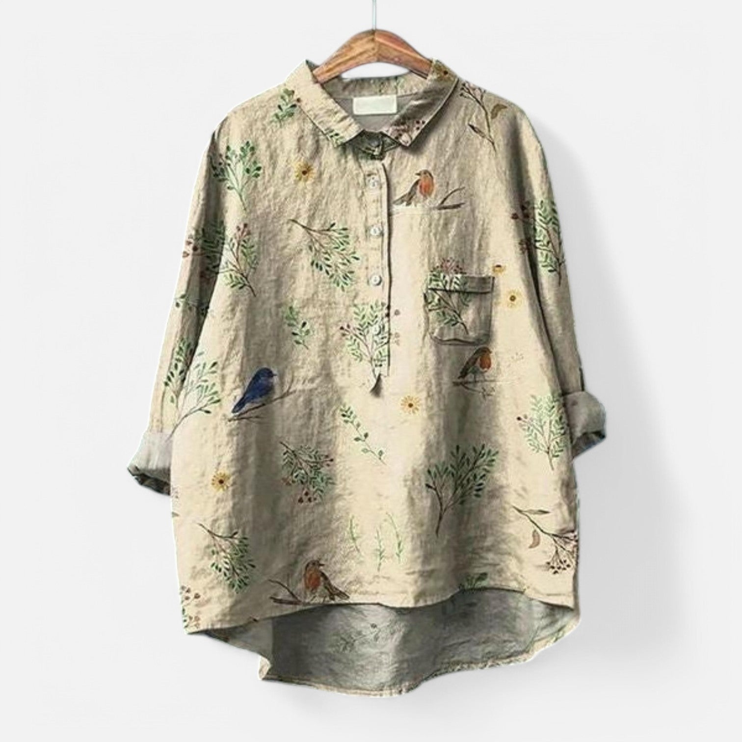 Femme™ | Vintage Floral Button Shirt