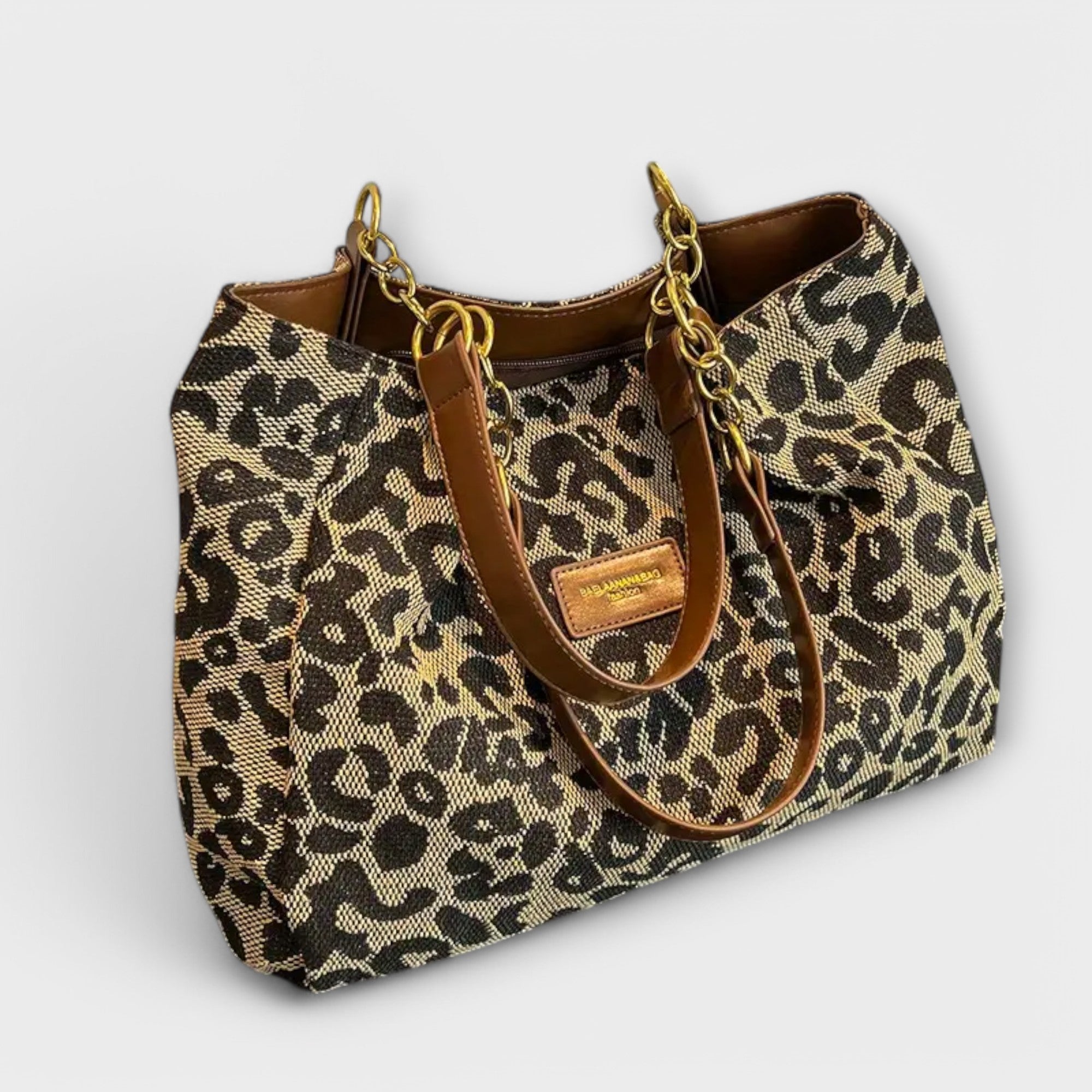 Femme™ | Leopard Print Canvas Tote
