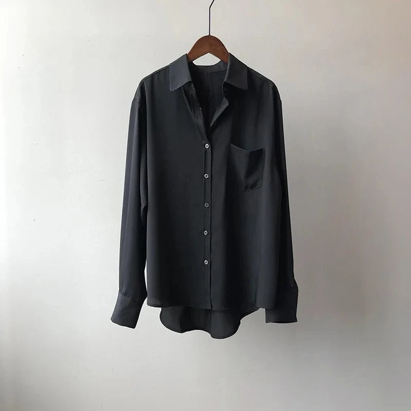 Femme™ | Relaxed Button-Up Shirt