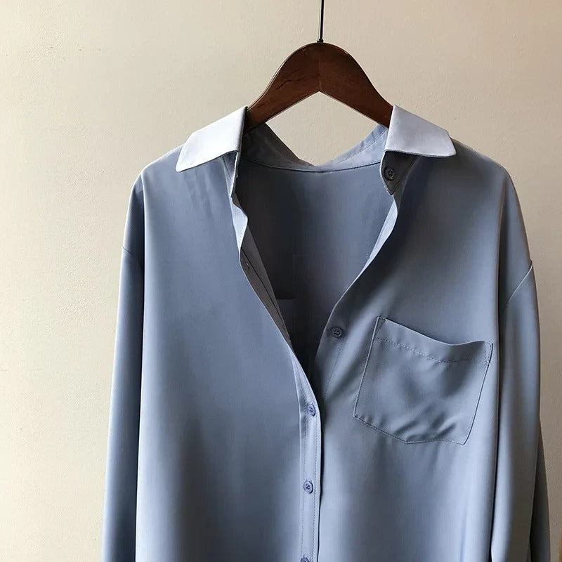 Femme™ | Relaxed Button-Up Shirt