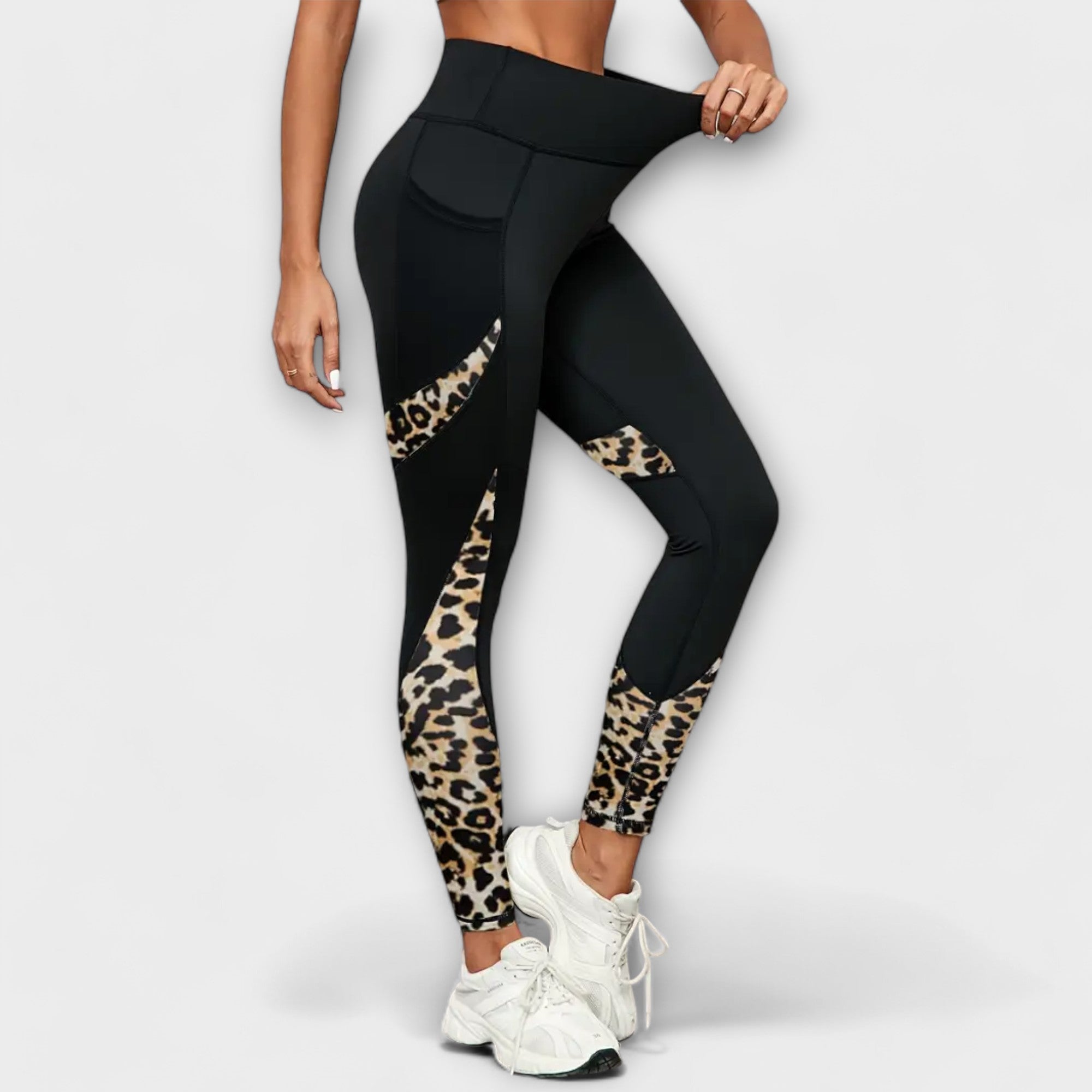 Femme™ | High-Waisted Leopard Print Leggings