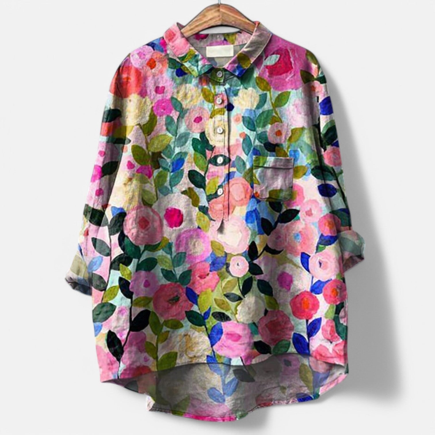 Femme™ | Vintage Floral Button Shirt