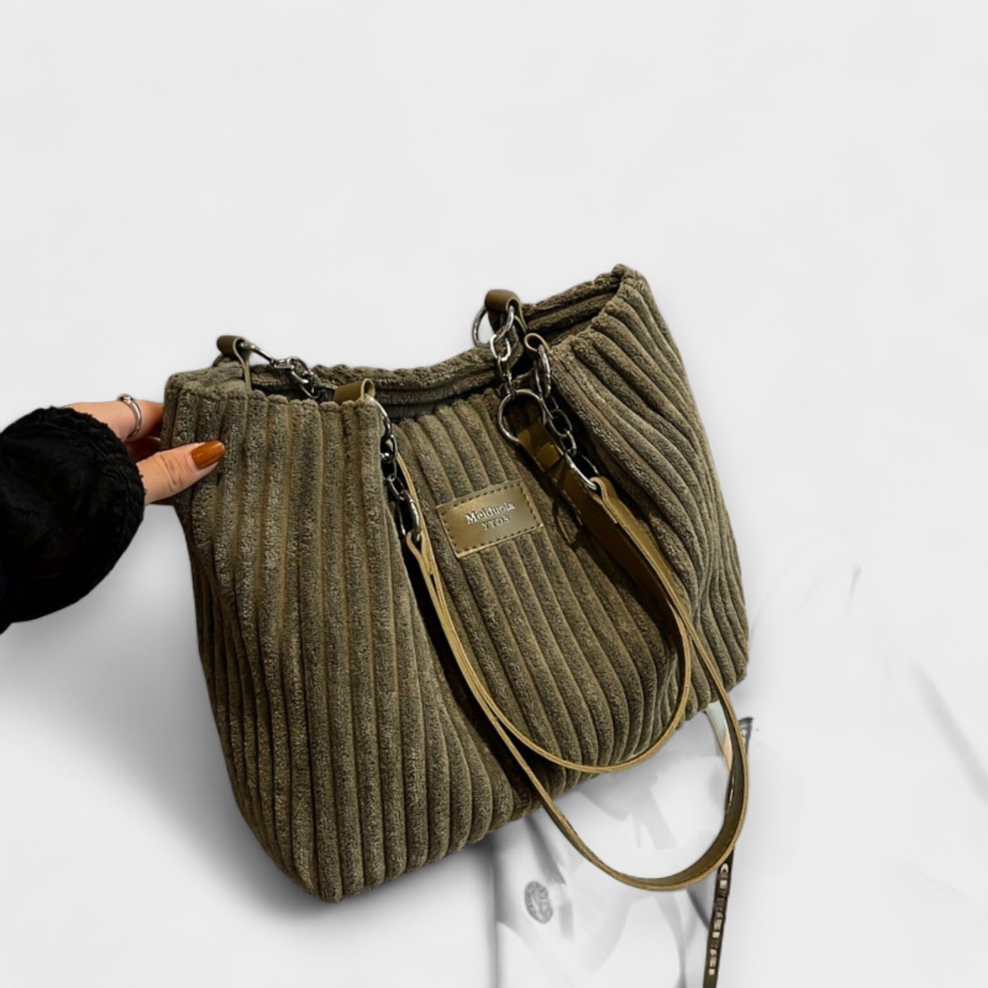 Femme™ | Soft Cord Shoulder Bag