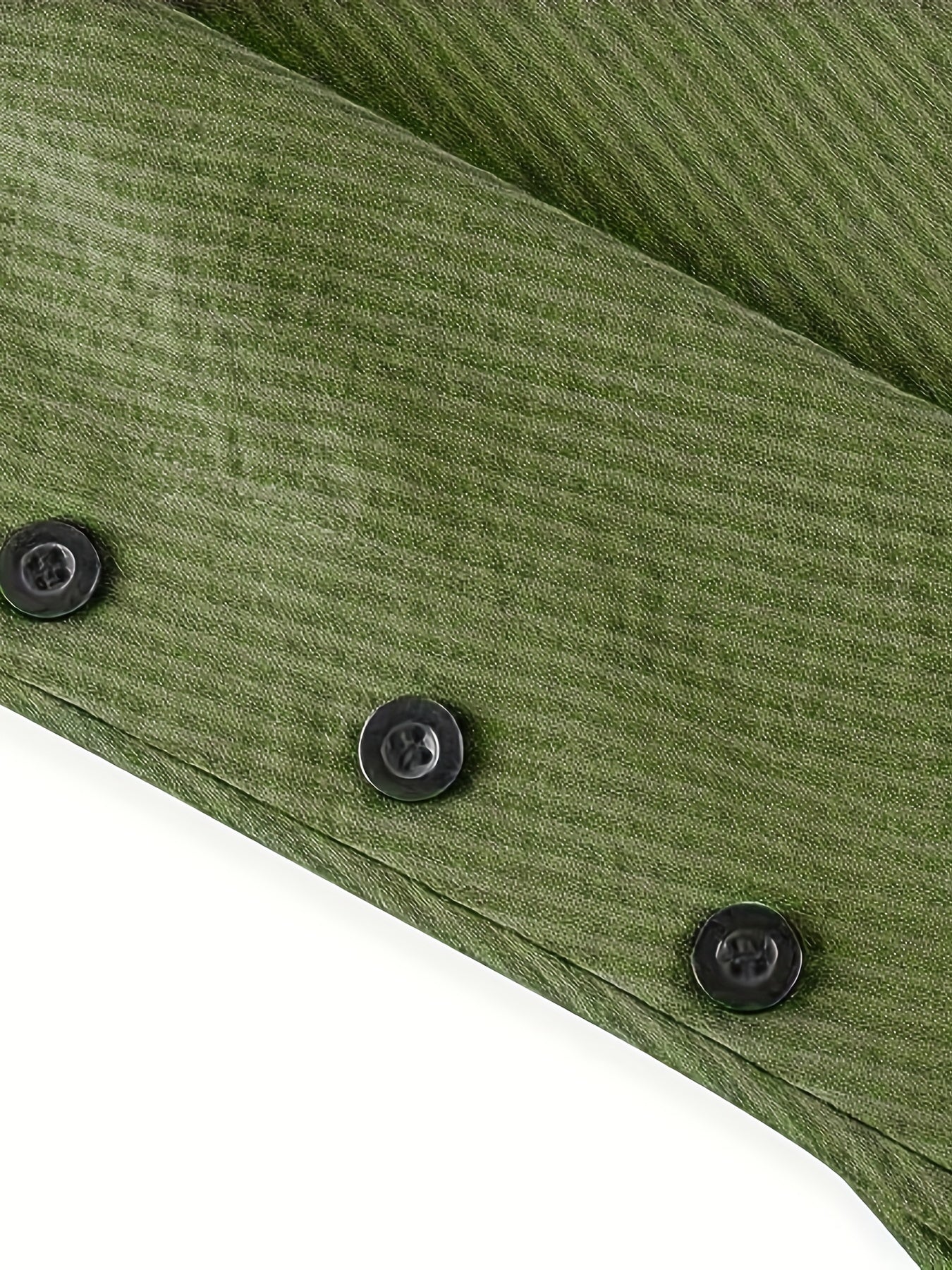 Femme™ | Textured Button Detail Blouse