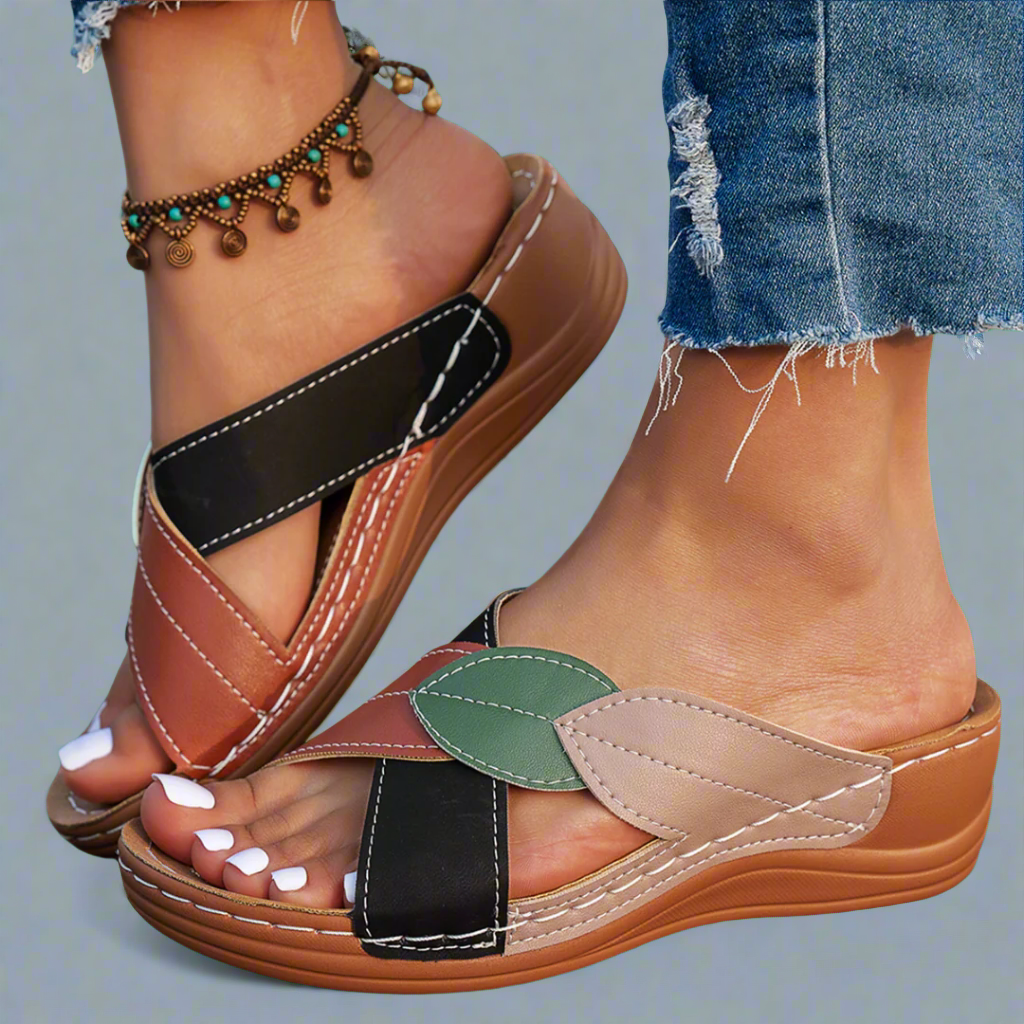 Femme™ | Lightweight Wedge Sandals for Comfort