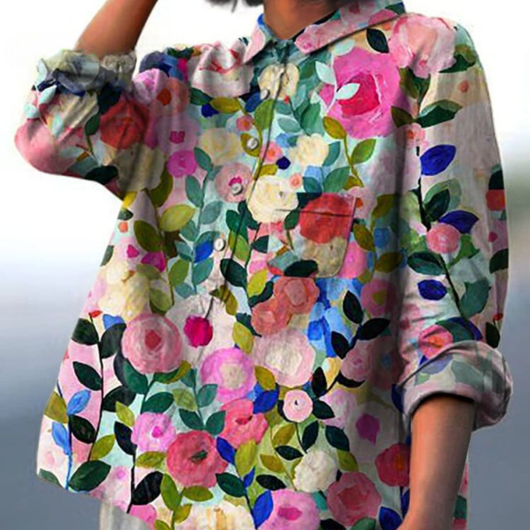Femme™ | Vintage Floral Button Shirt