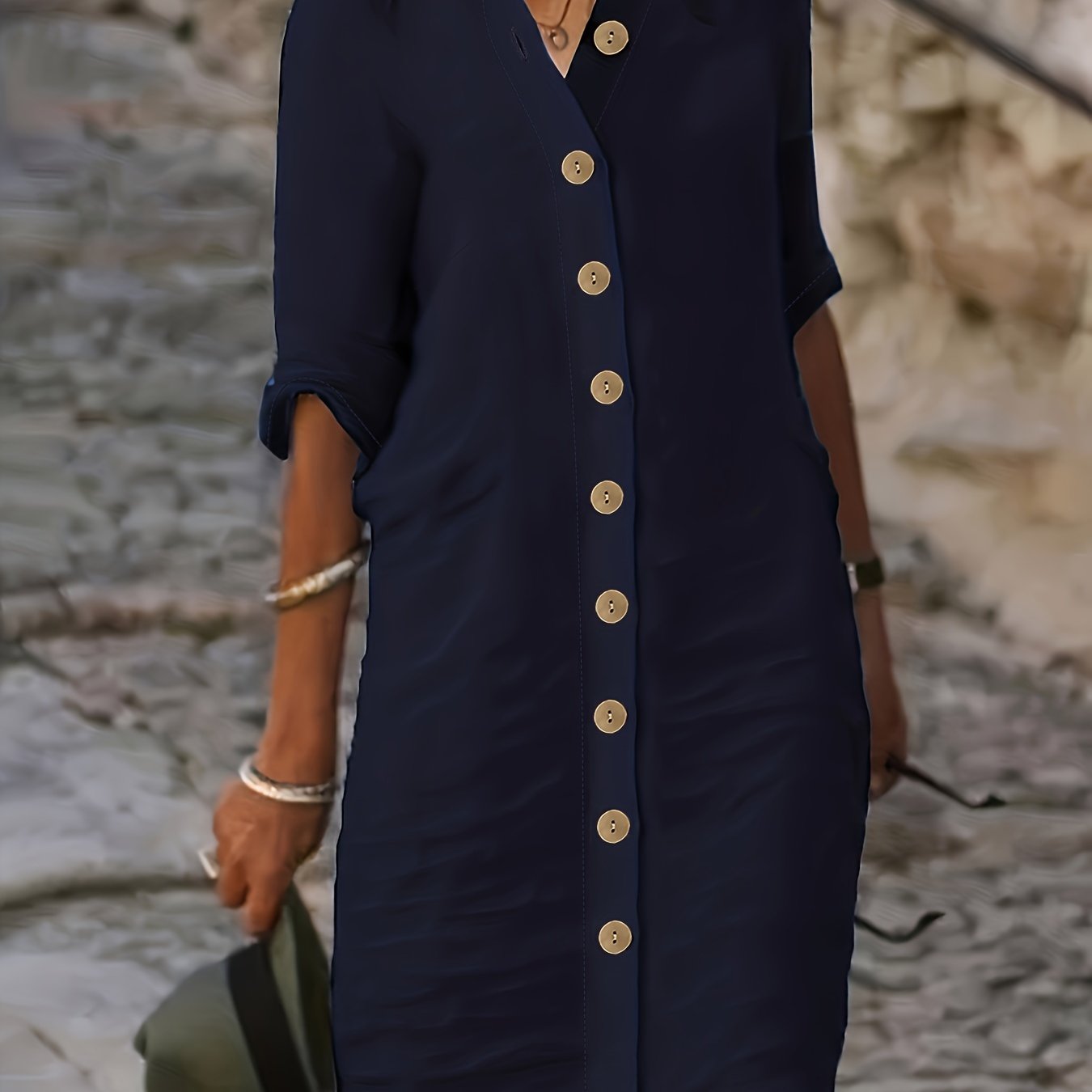 Femme™ | Button-Down Shirt Dress