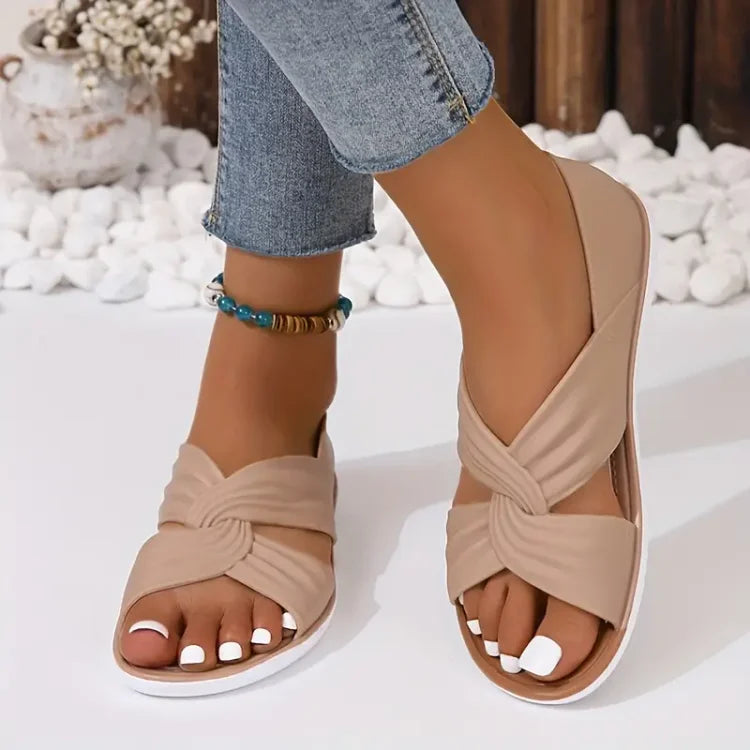 Femme™ | Orthopaedic Sandals with Stylish Bow