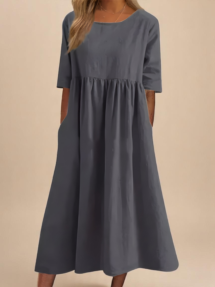 Femme™ | Elegant Cotton Dress