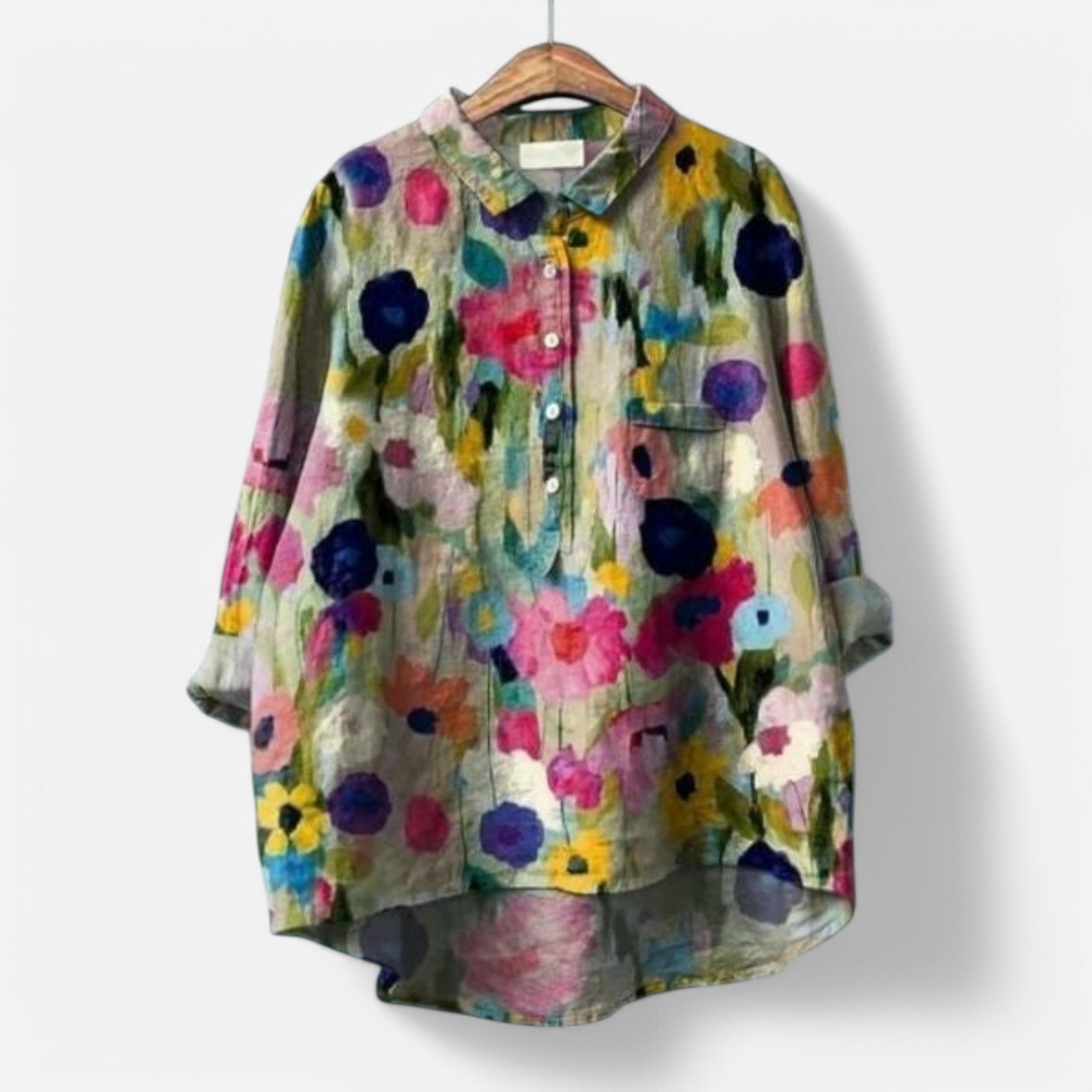 Femme™ | Vintage Floral Button Shirt
