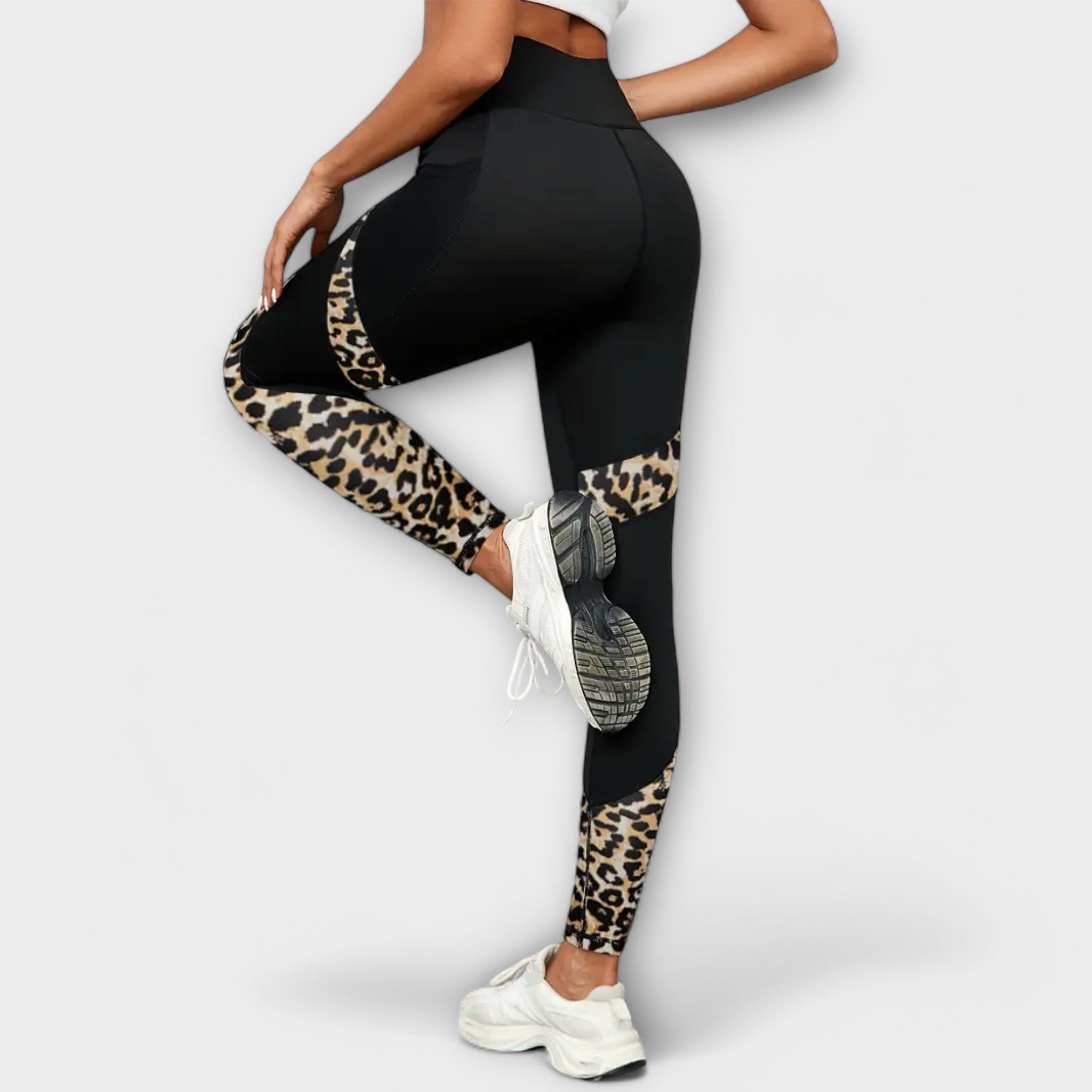 Femme™ | High-Waisted Leopard Print Leggings
