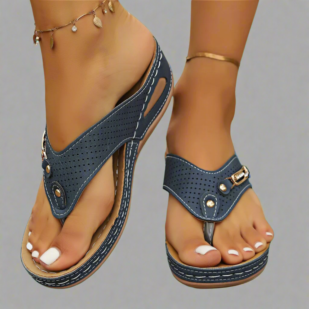 Femme™ | Retro Sandals for Women with Arch Support