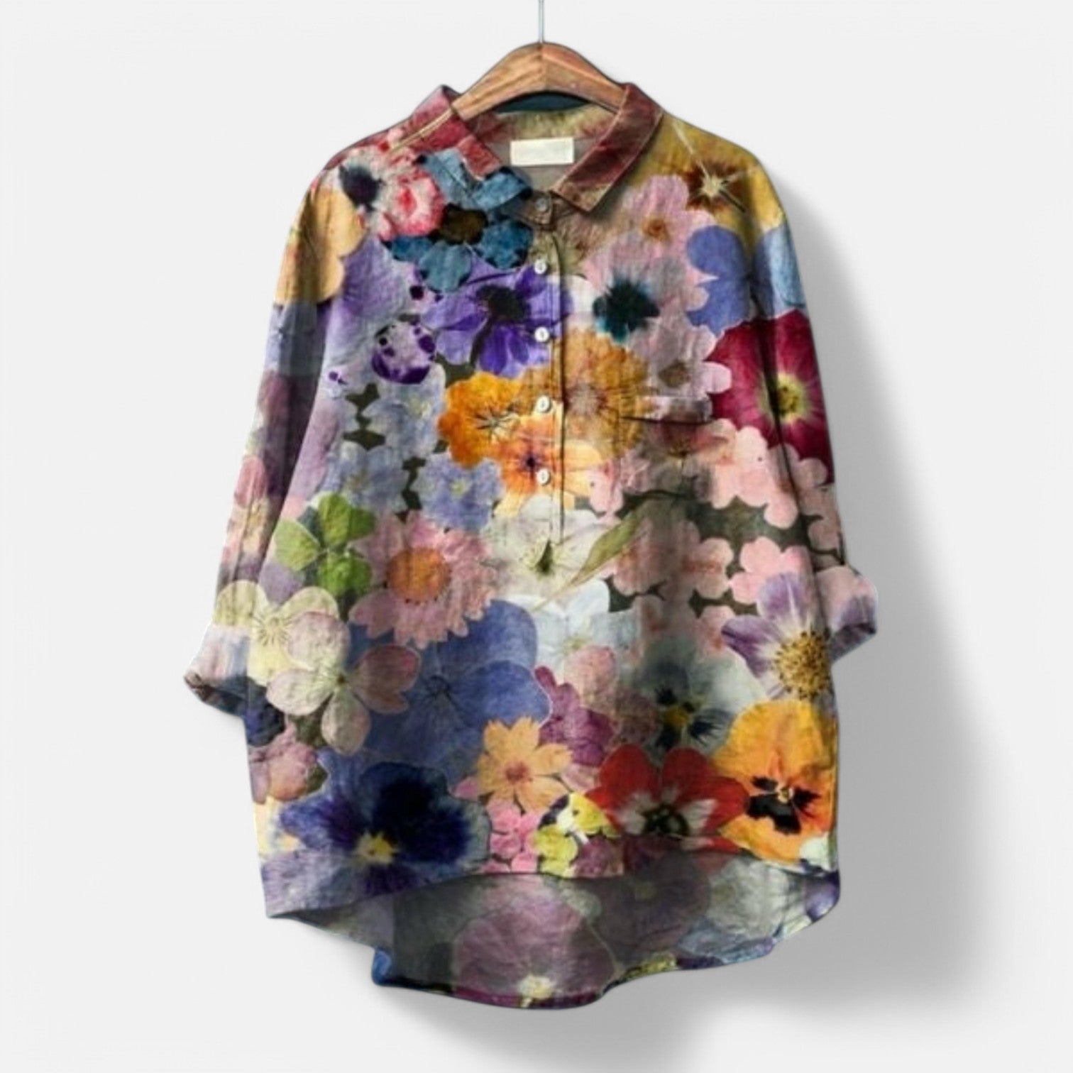 Femme™ | Vintage Floral Button Shirt