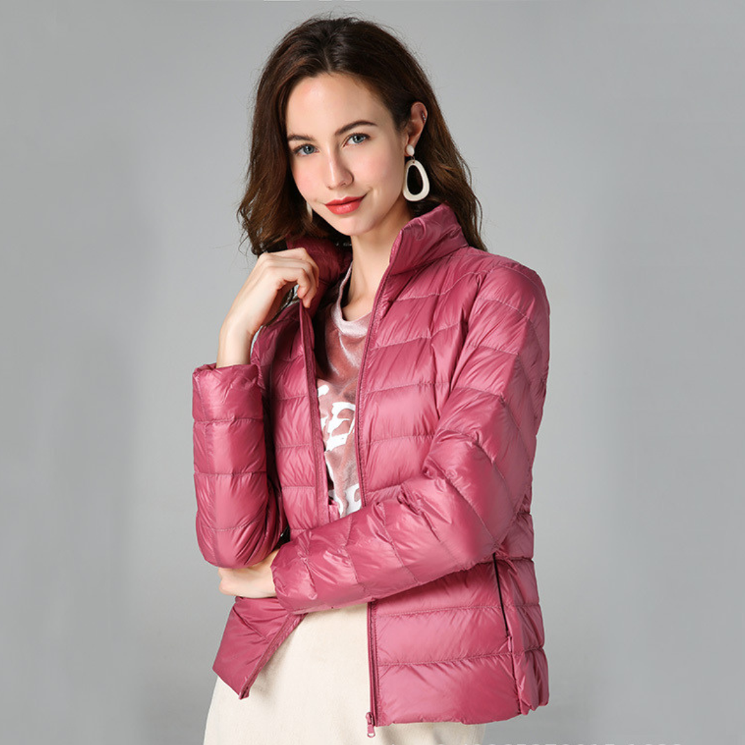 Femme™ | Ultralight Jacket with White Duck Feathers