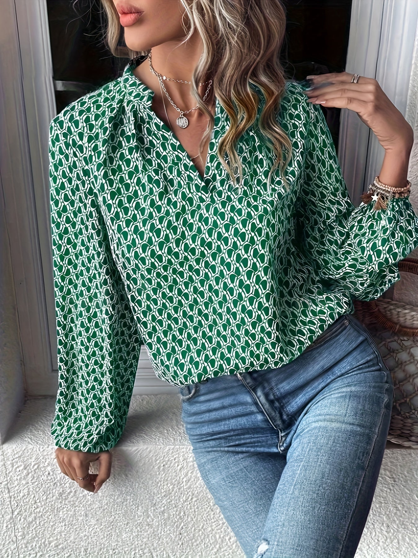 Femme™ | Patterned Blouse