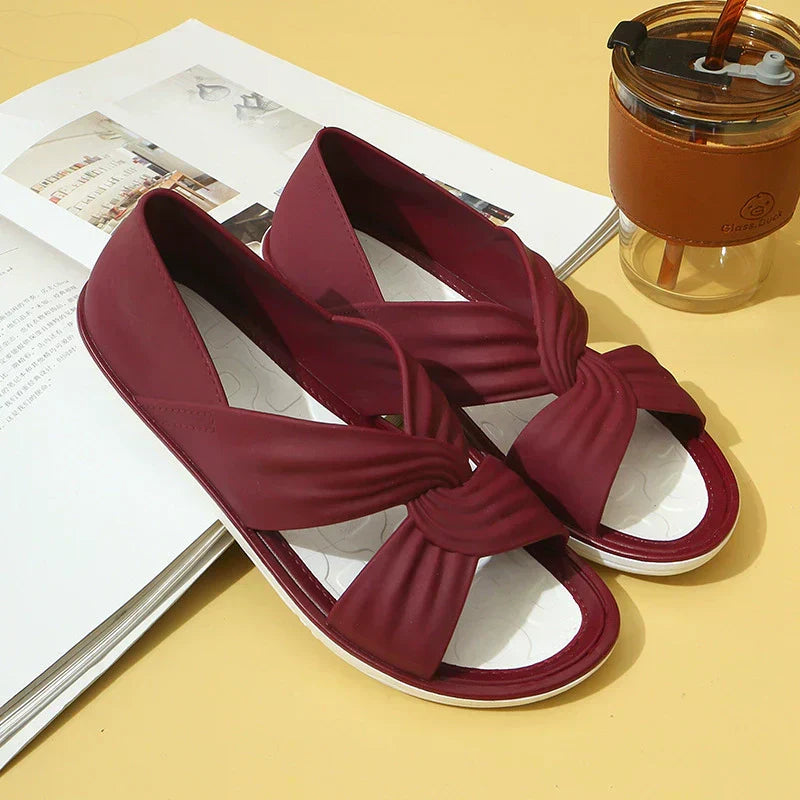 Femme™ | Orthopaedic Sandals with Stylish Bow