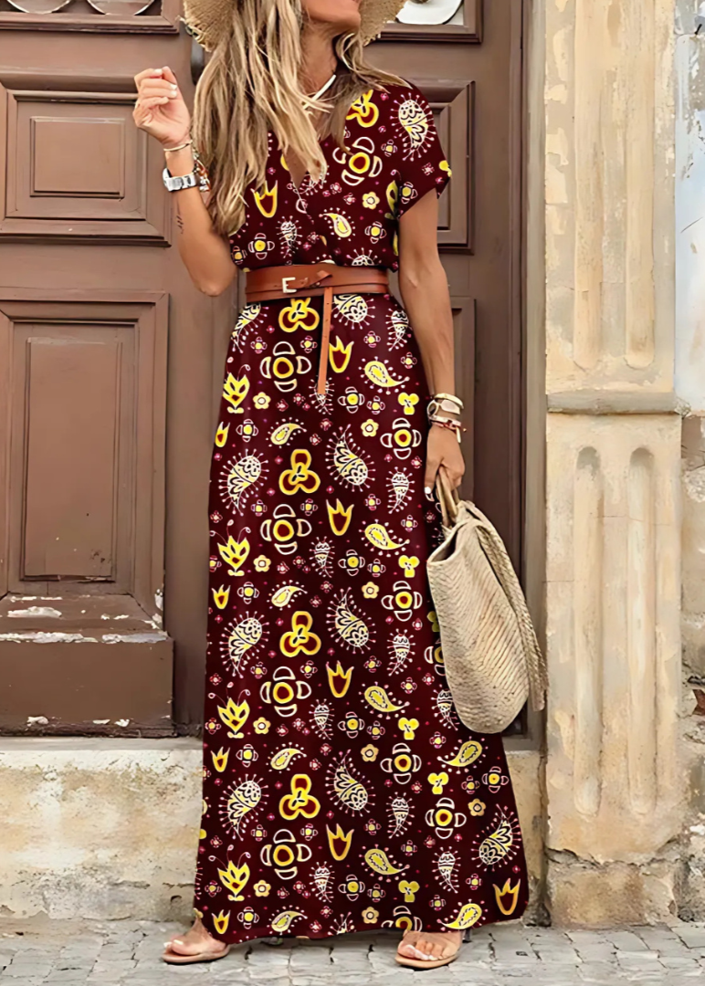 Femme™ | Elegant Bohemian Maxi Dress
