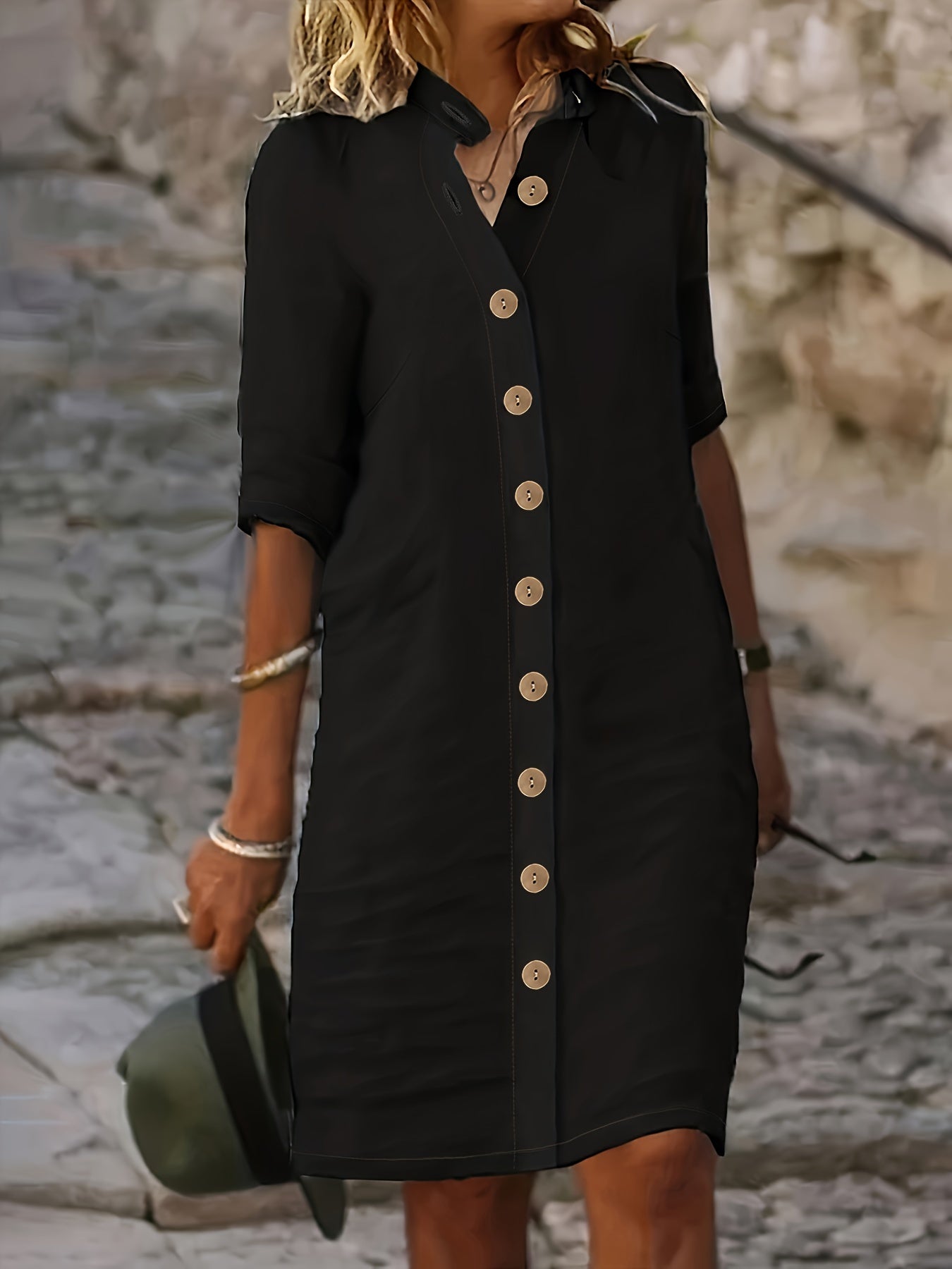 Femme™ | Button-Down Shirt Dress