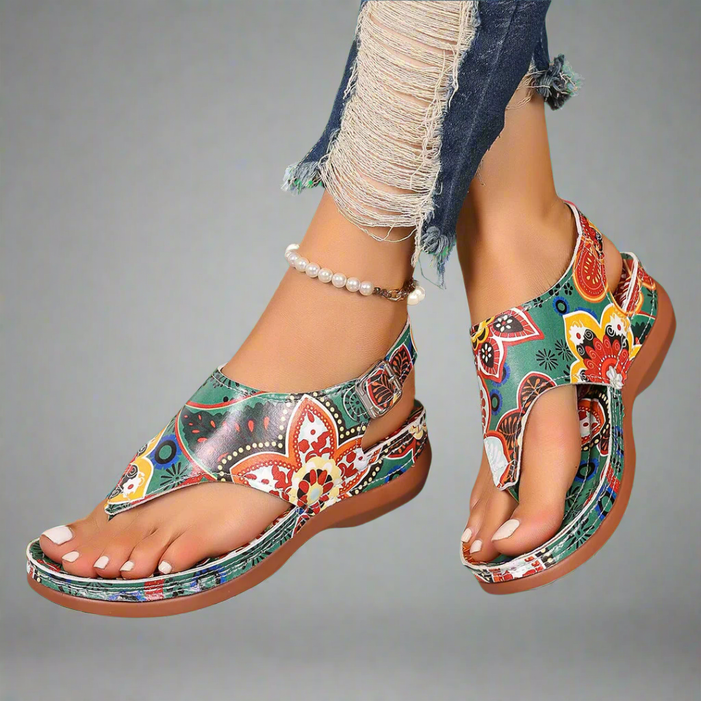 Femme™ | Handcrafted Wedge Sandals Made from Premium Materials