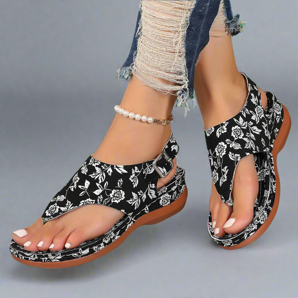 Femme™ | Handcrafted Wedge Sandals Made from Premium Materials