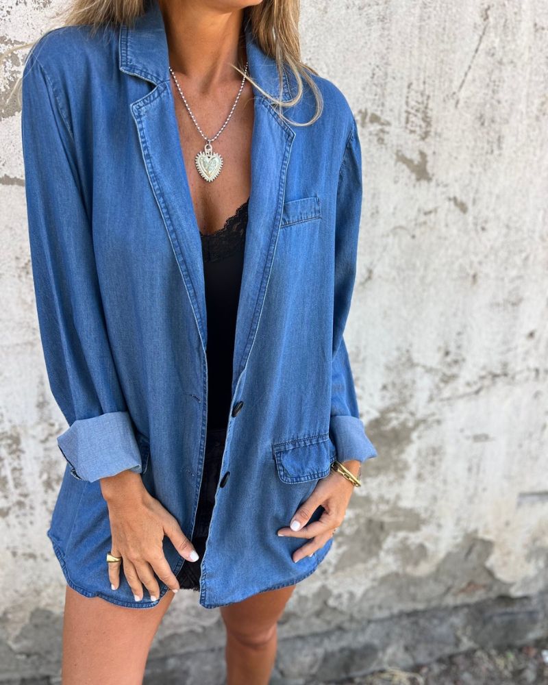 Femme™ | Casual Denim Blazer