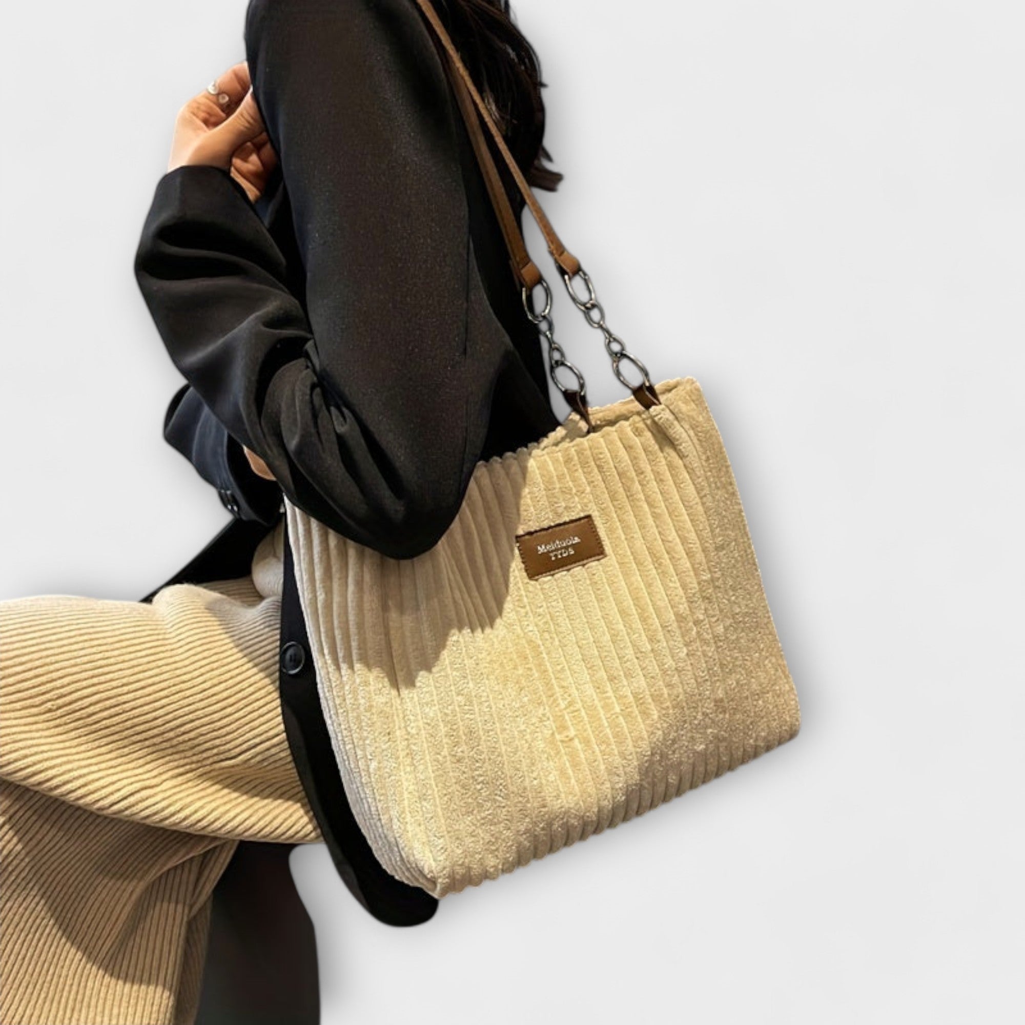 Femme™ | Soft Cord Shoulder Bag