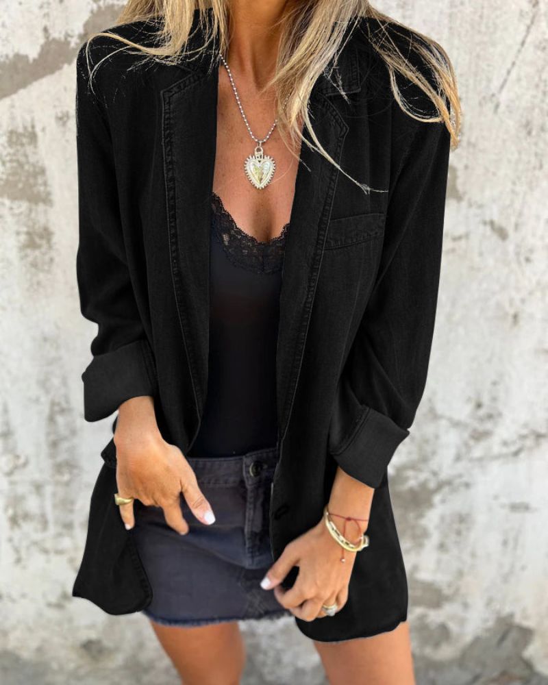 Femme™ | Casual Denim Blazer