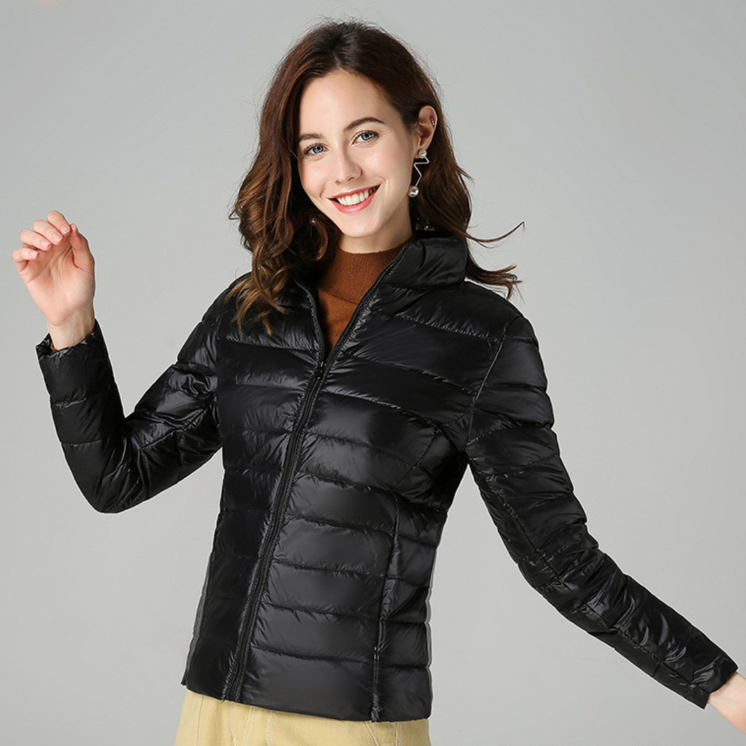 Femme™ | Ultralight Jacket with White Duck Feathers