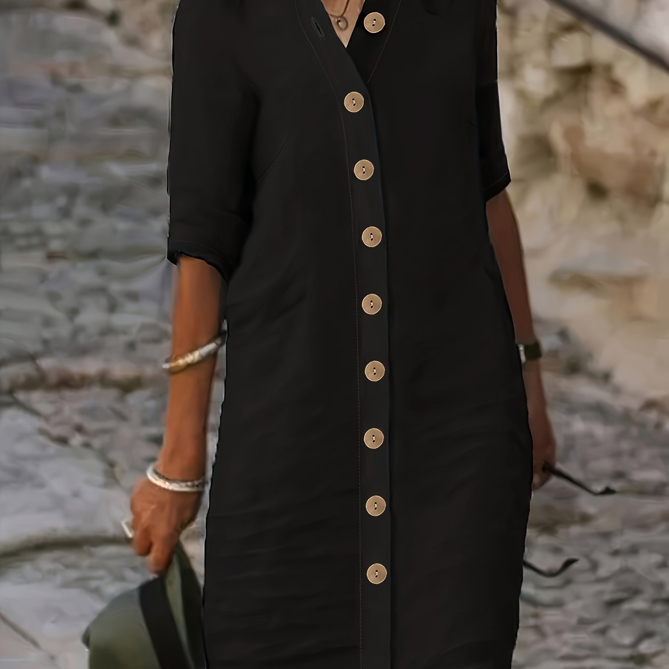 Femme™ | Button-Down Shirt Dress