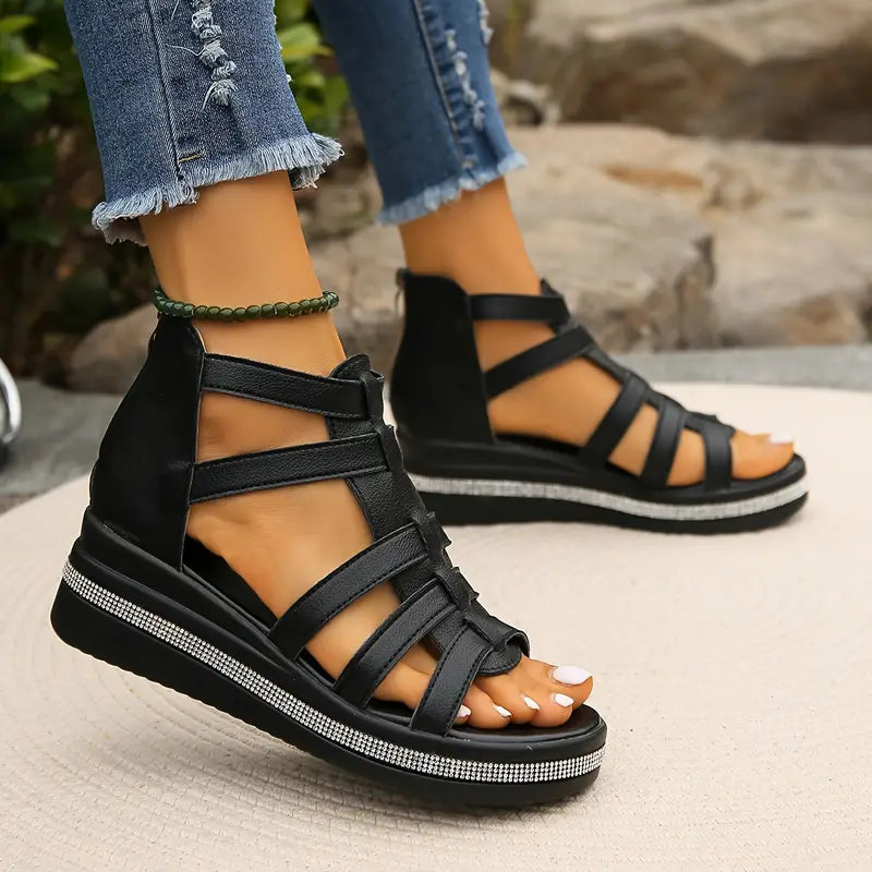 Femme™ | Elegant Wedge Sandals
