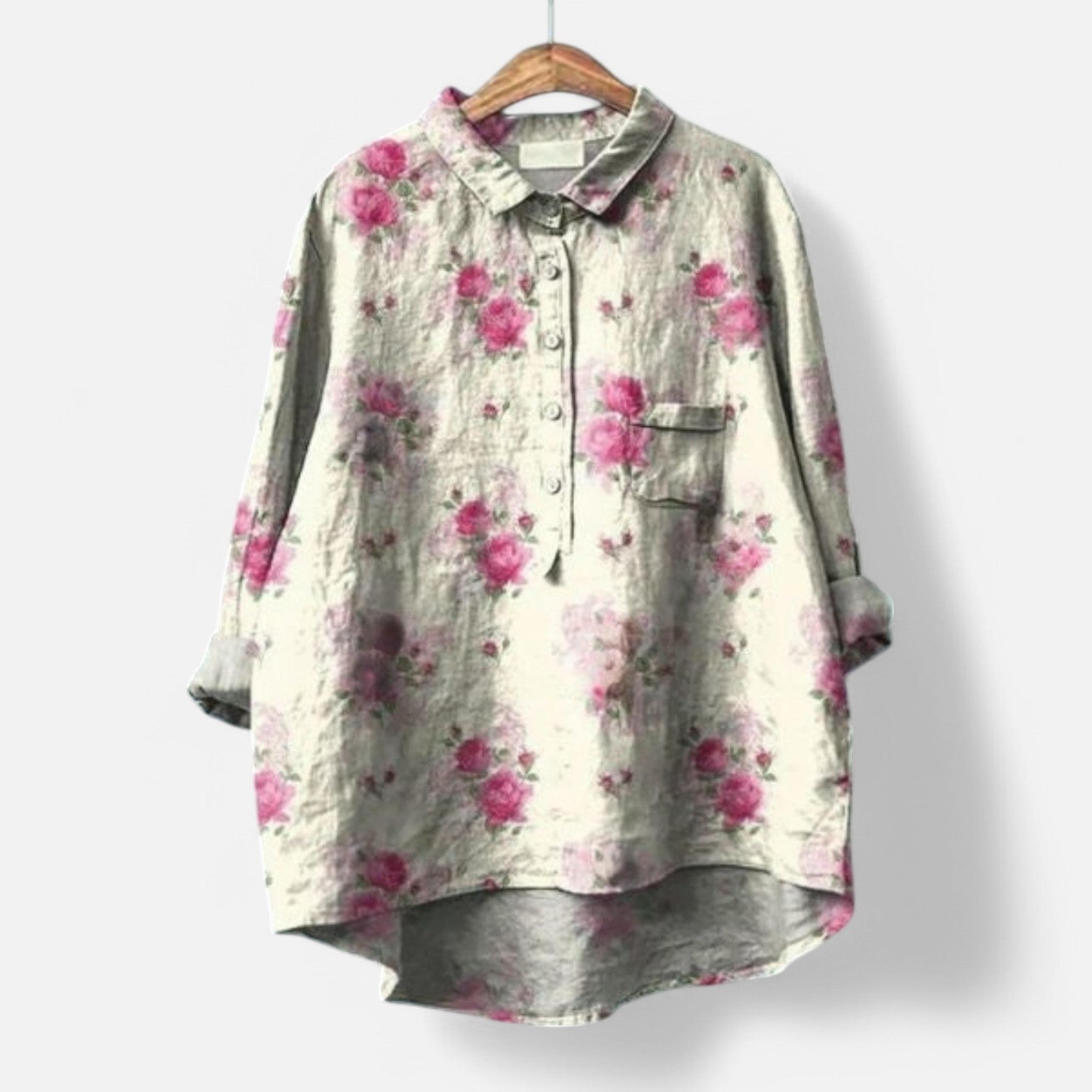 Femme™ | Vintage Floral Button Shirt