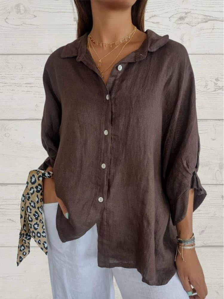 Femme™ | Relaxed Button-Up Shirt