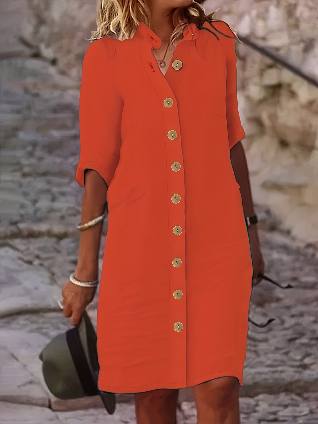 Femme™ | Button-Down Shirt Dress