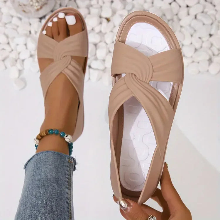 Femme™ | Orthopaedic Sandals with Stylish Bow