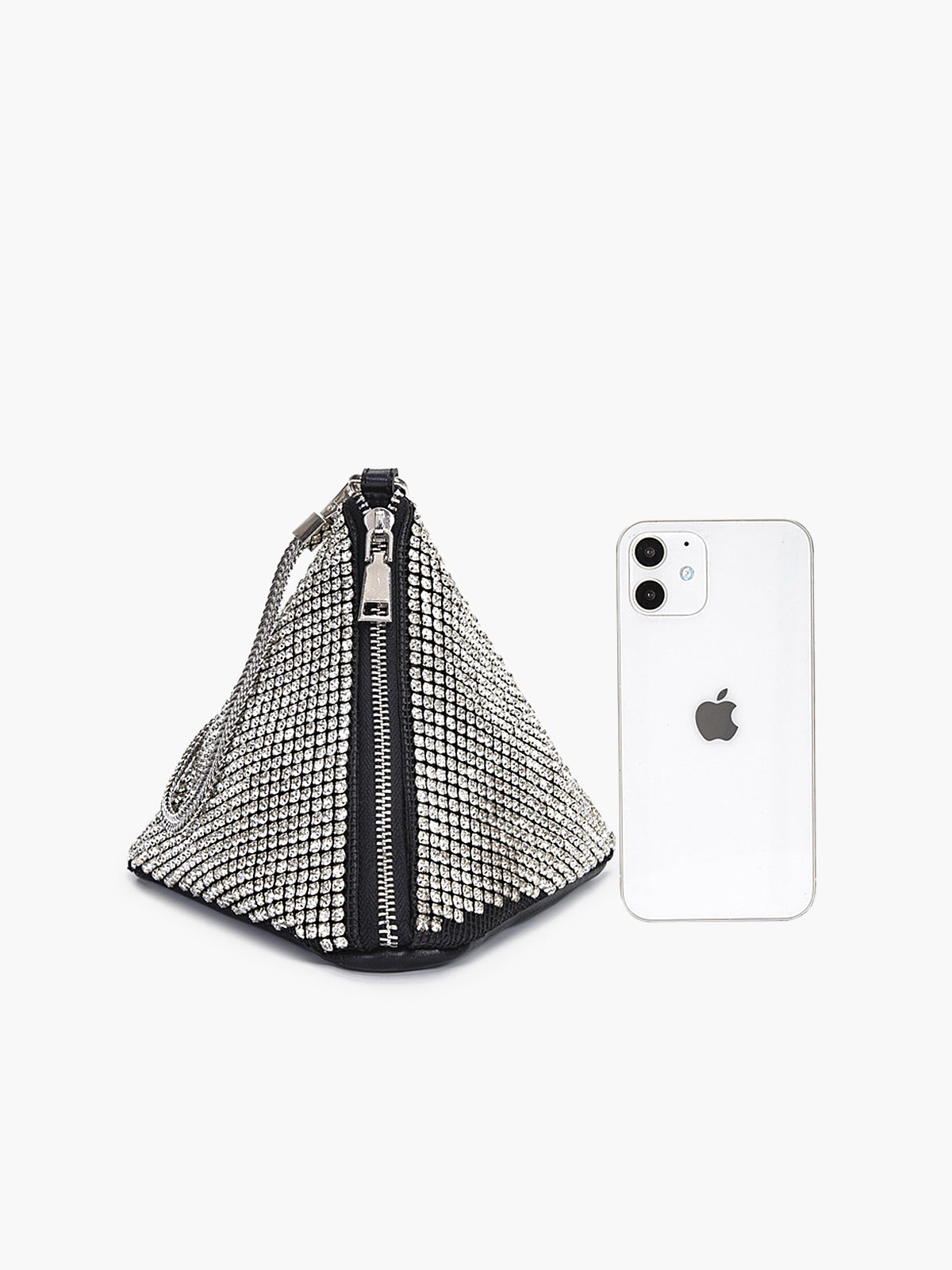 Femme™ | Rhinestone Triangle Mini Bag