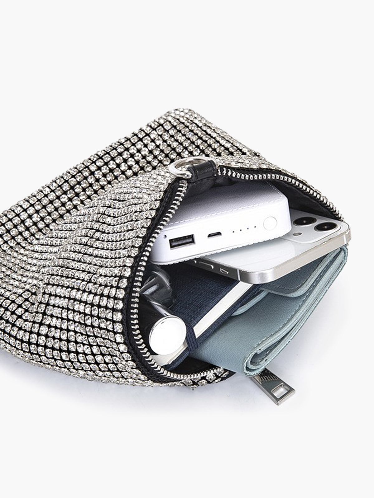 Femme™ | Rhinestone Triangle Mini Bag