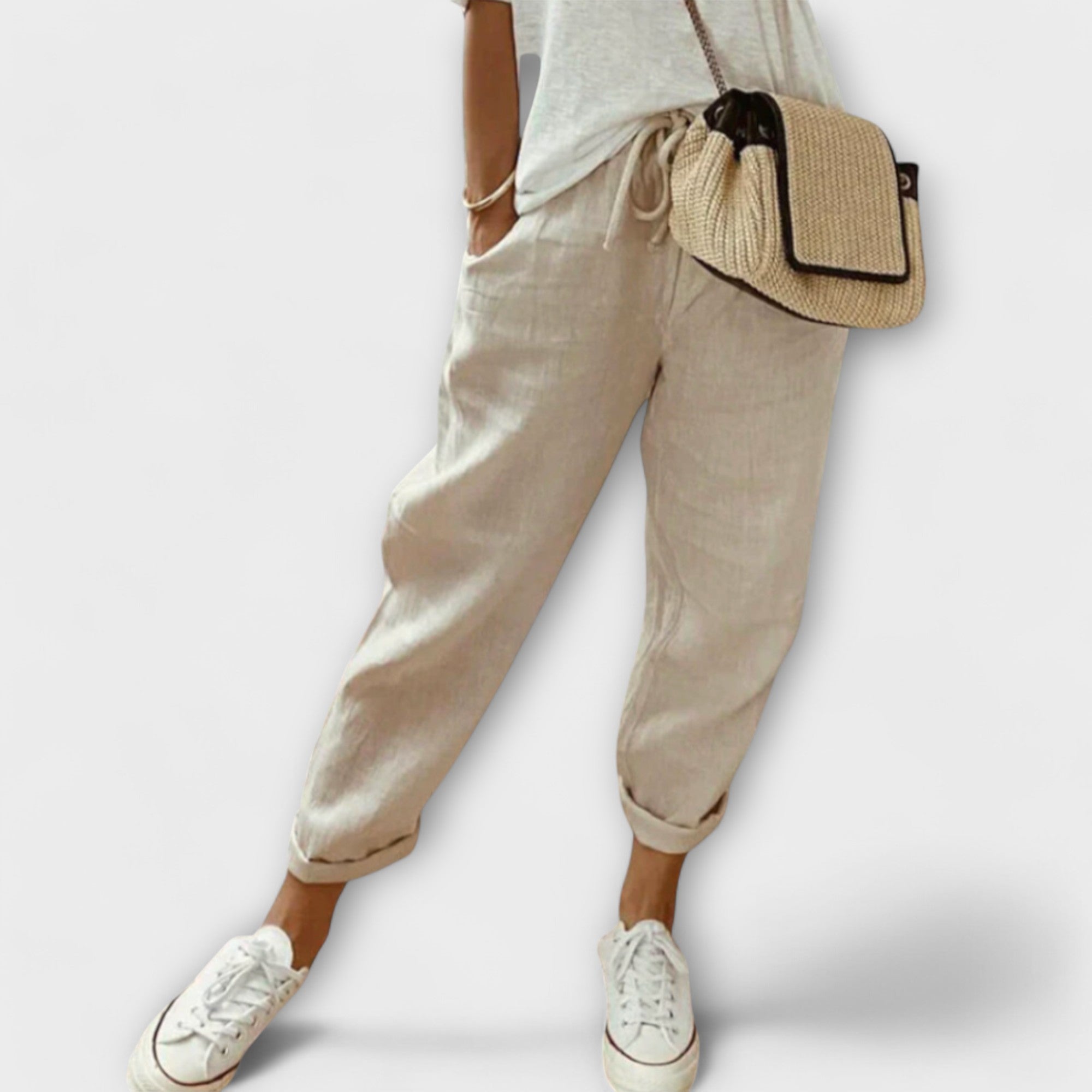 Femme™ | Fashionable and Casual Linen Trousers