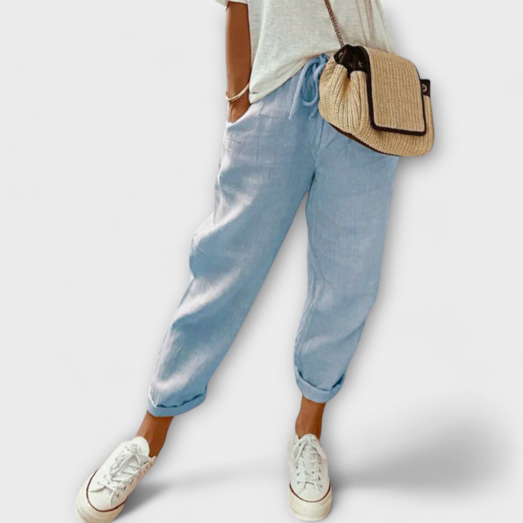 Femme™ | Fashionable and Casual Linen Trousers