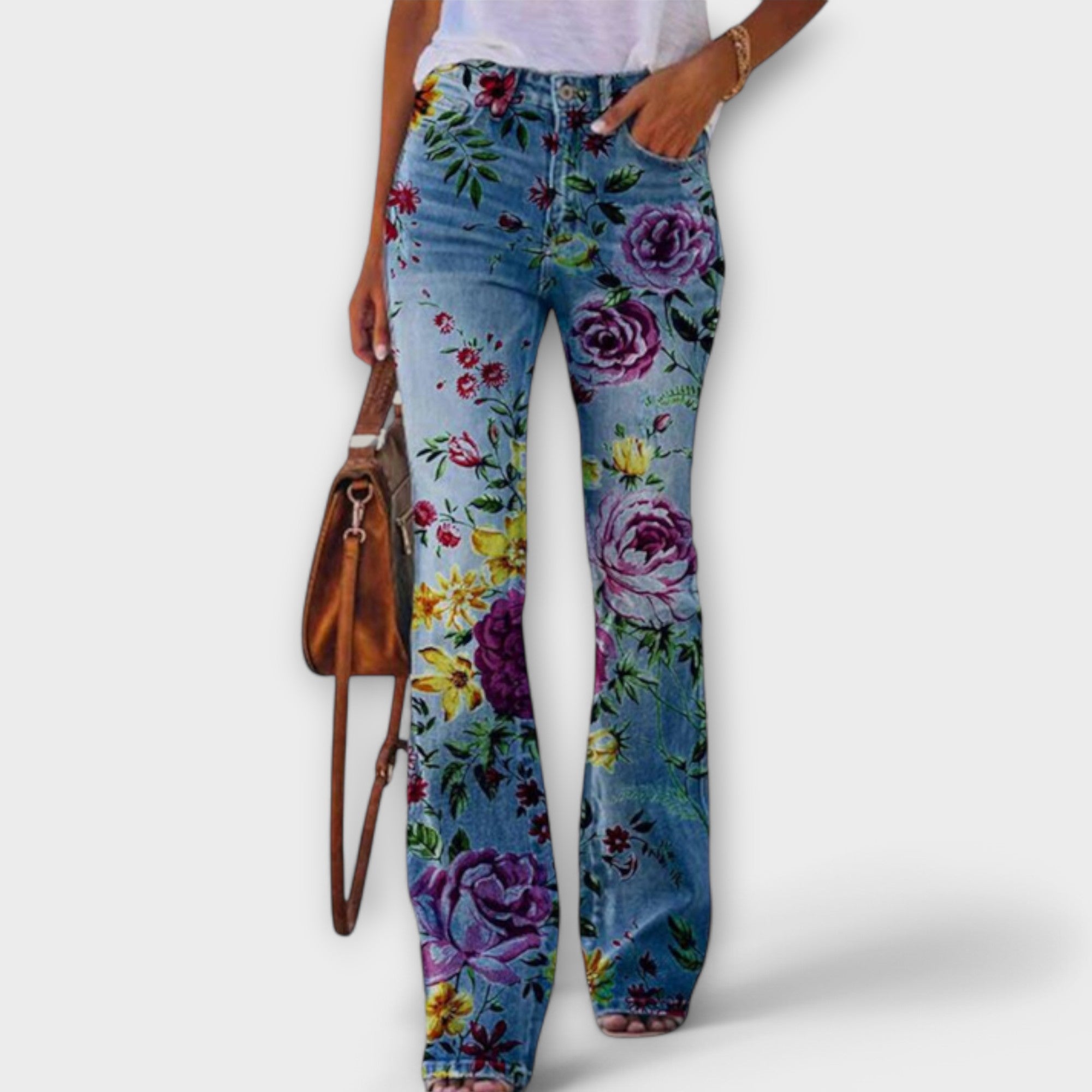 Femme™ | Flower Trousers