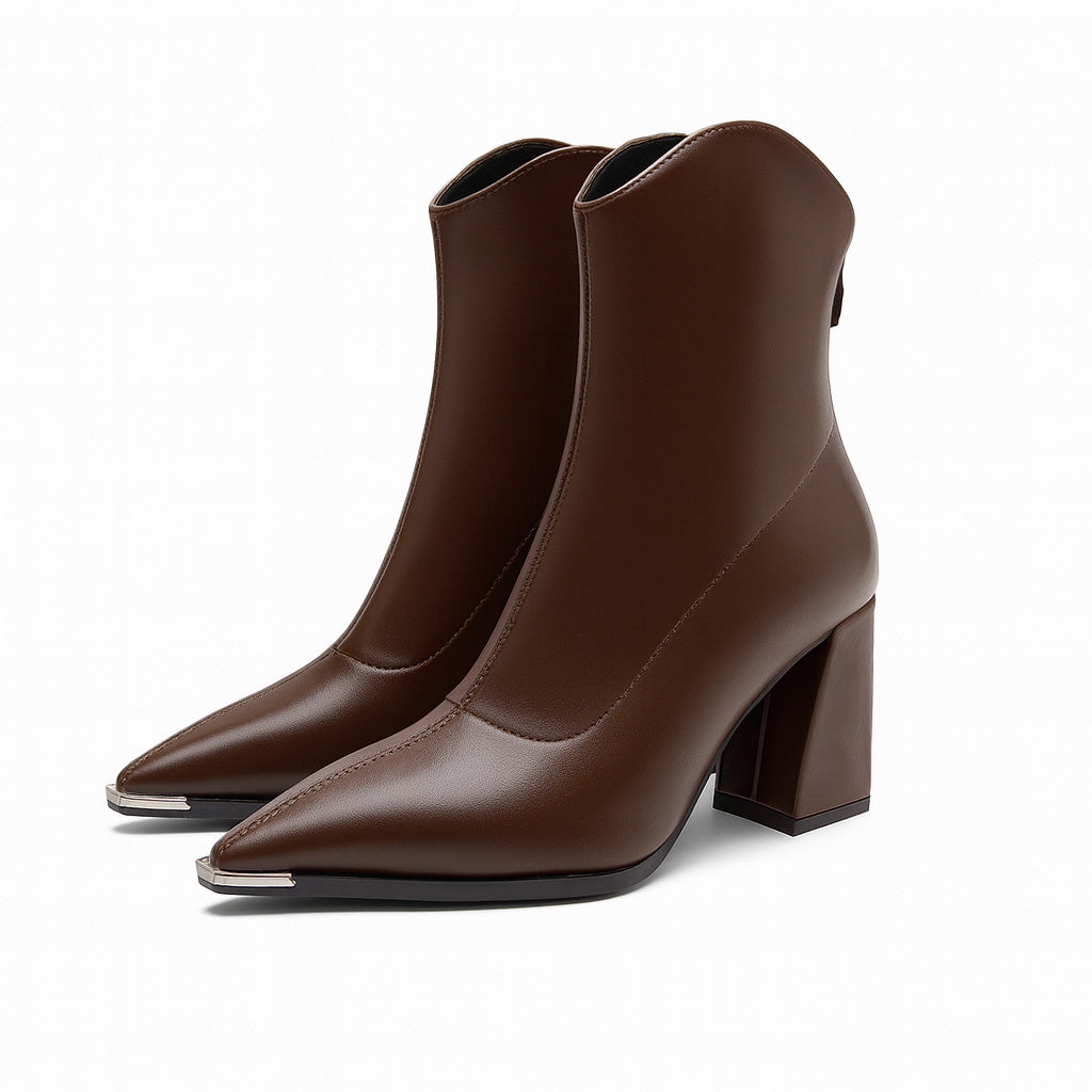 Femme™ | Chrome Tip Boots