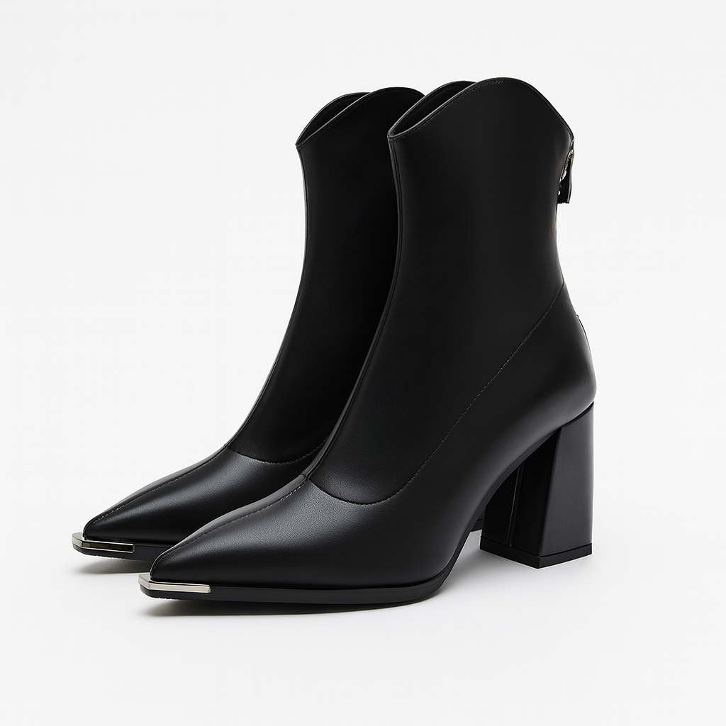 Femme™ | Chrome Tip Boots