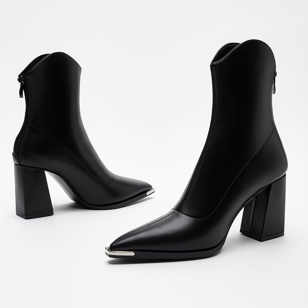 Femme™ | Chrome Tip Boots