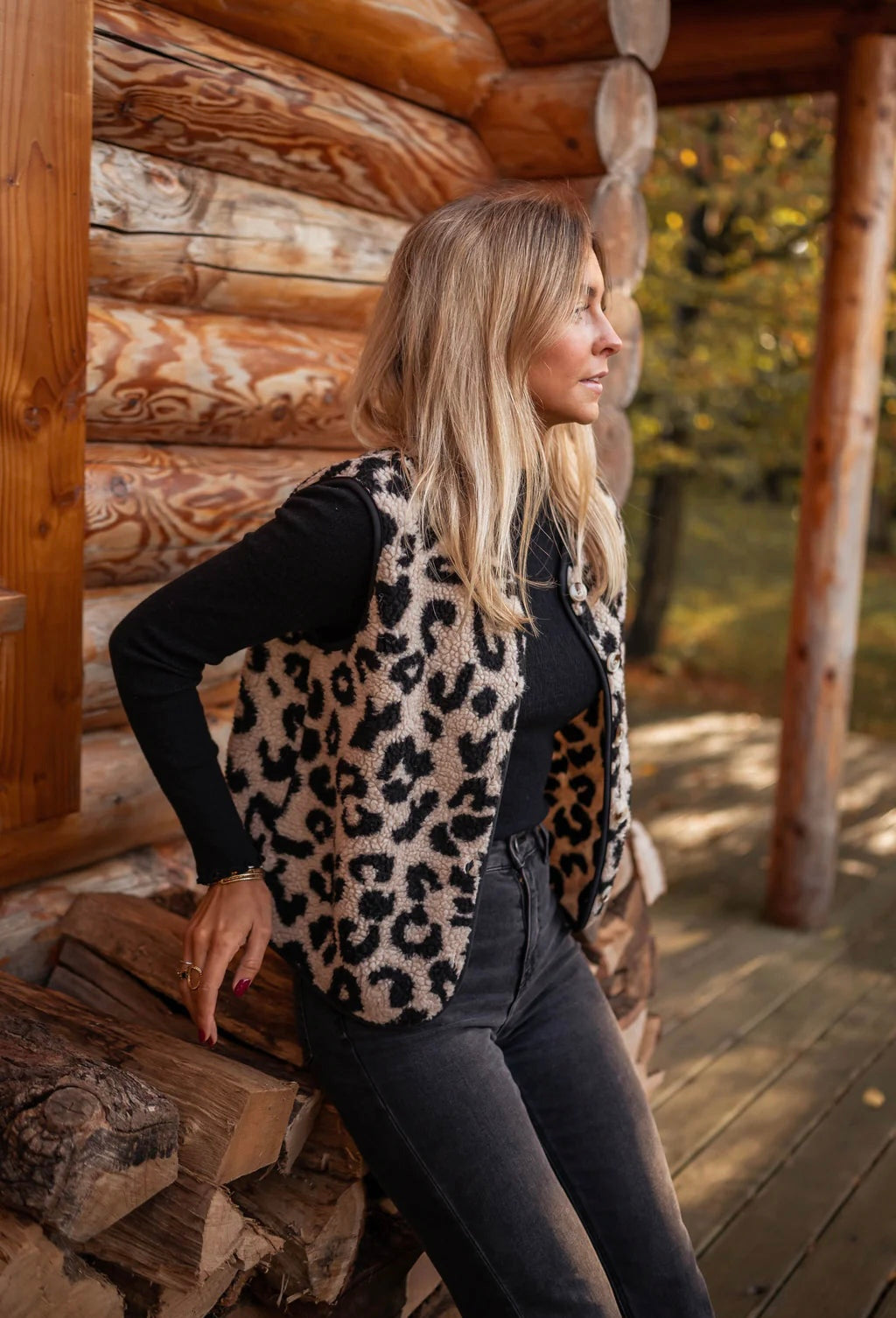 Femme™ | Leopard Vest