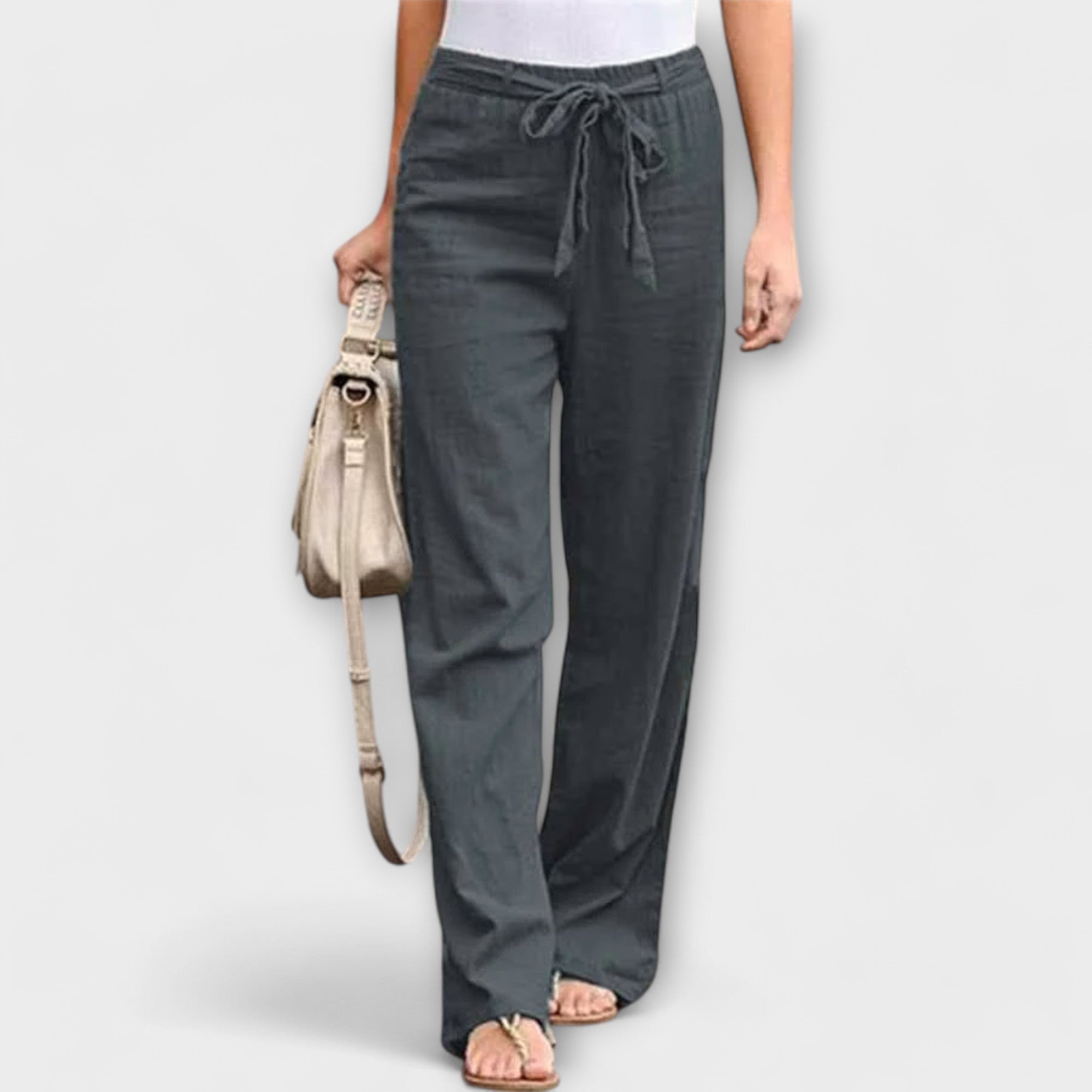 Femme™ | Lightweight Linen Trousers