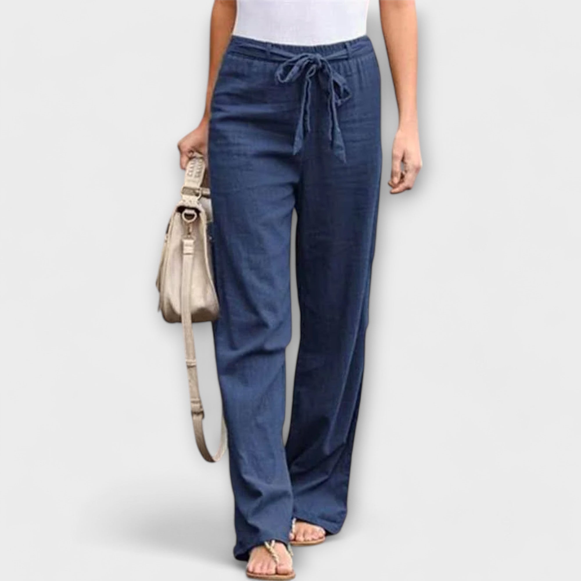 Femme™ | Lightweight Linen Trousers
