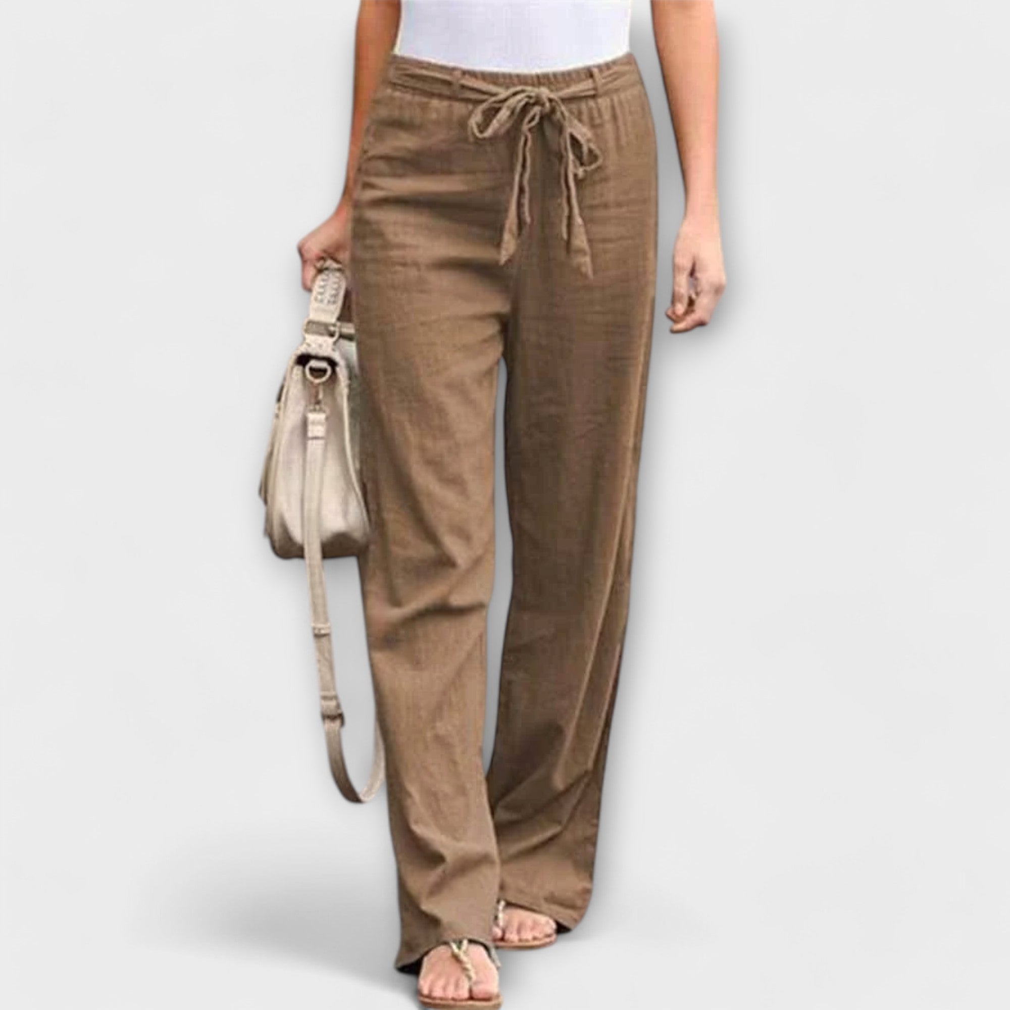 Femme™ | Lightweight Linen Trousers