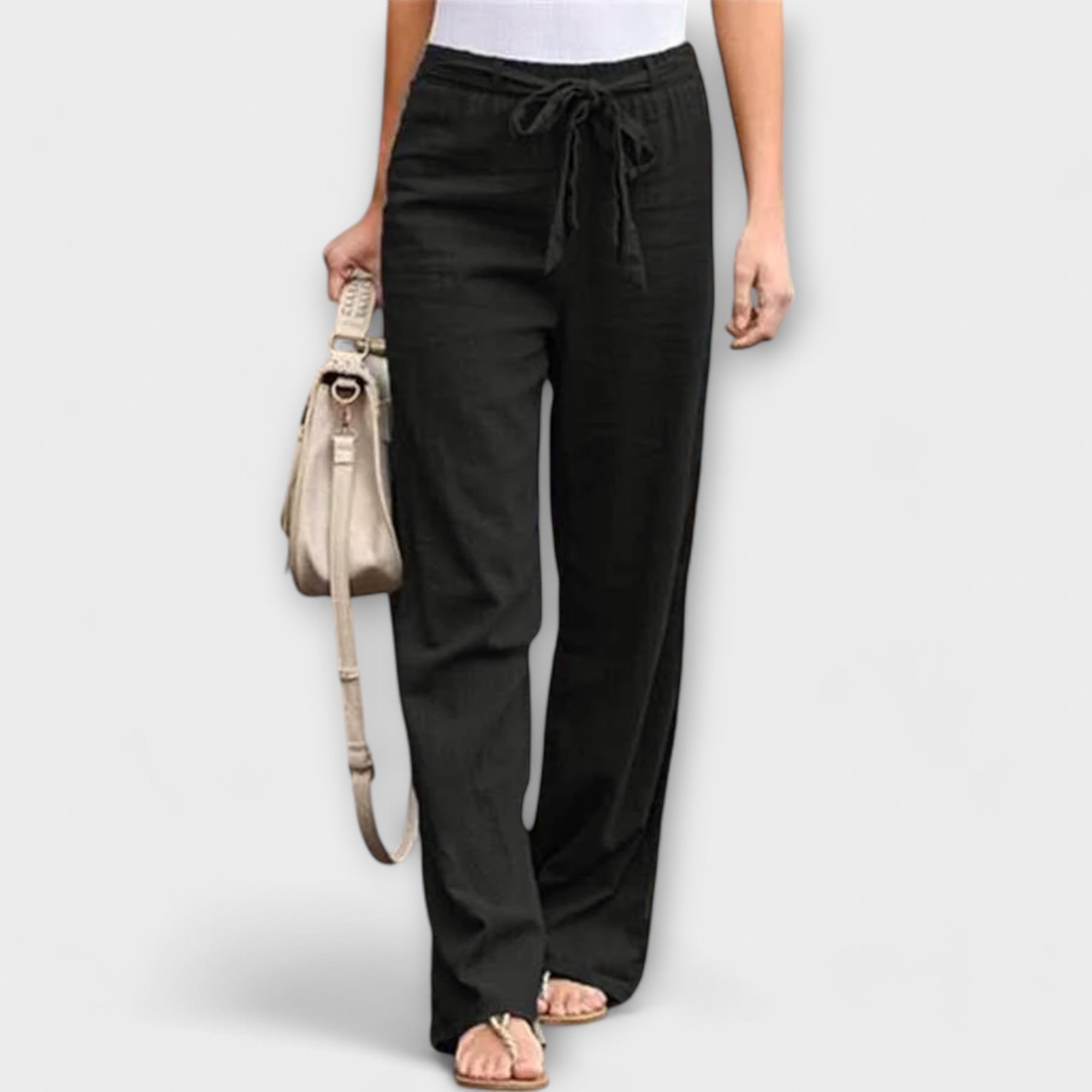 Femme™ | Lightweight Linen Trousers